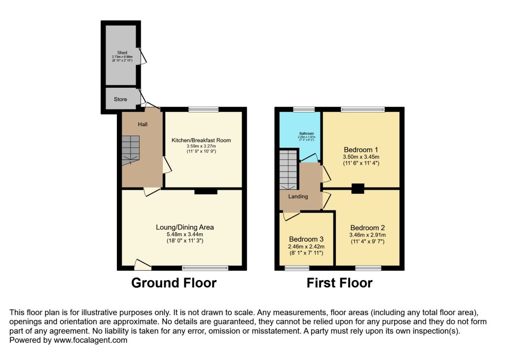 2, Princess Way, Stourport-on-Severn floorplan