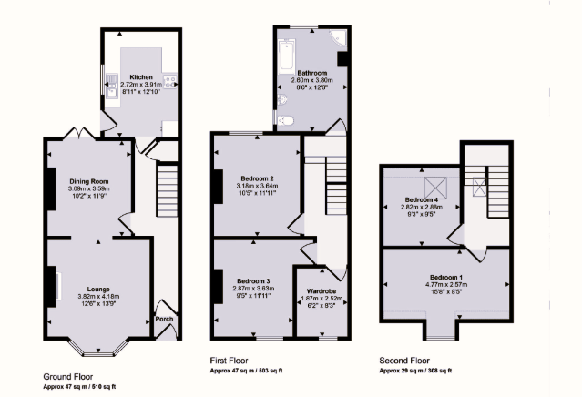 7, Cavendish Road,, Skegness floorplan