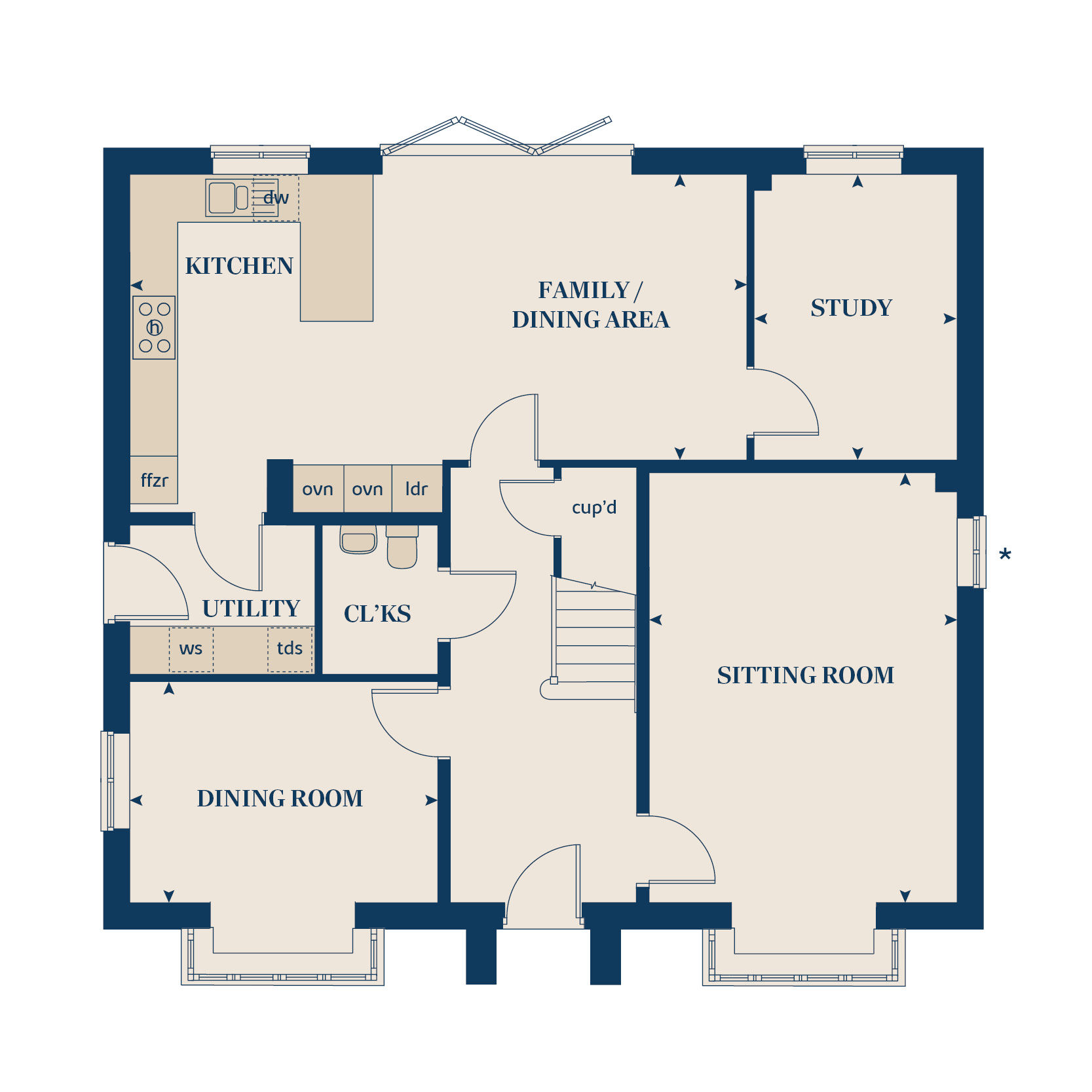 386, Watermill Way, Northampton floorplan