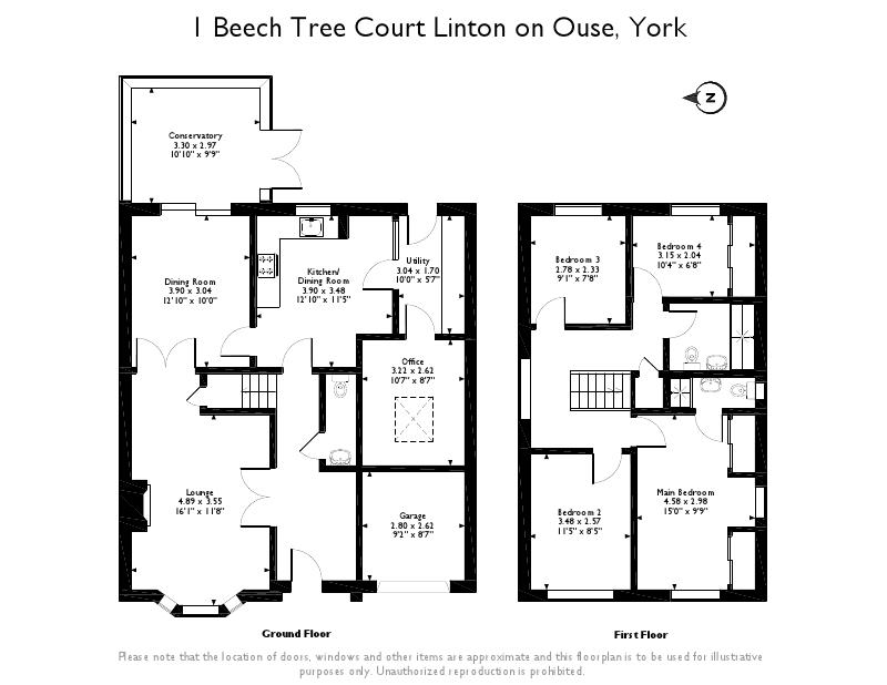 4 Bedrooms Link-detached house for sale in Beech Tree Court, Linton On Ouse, York YO30