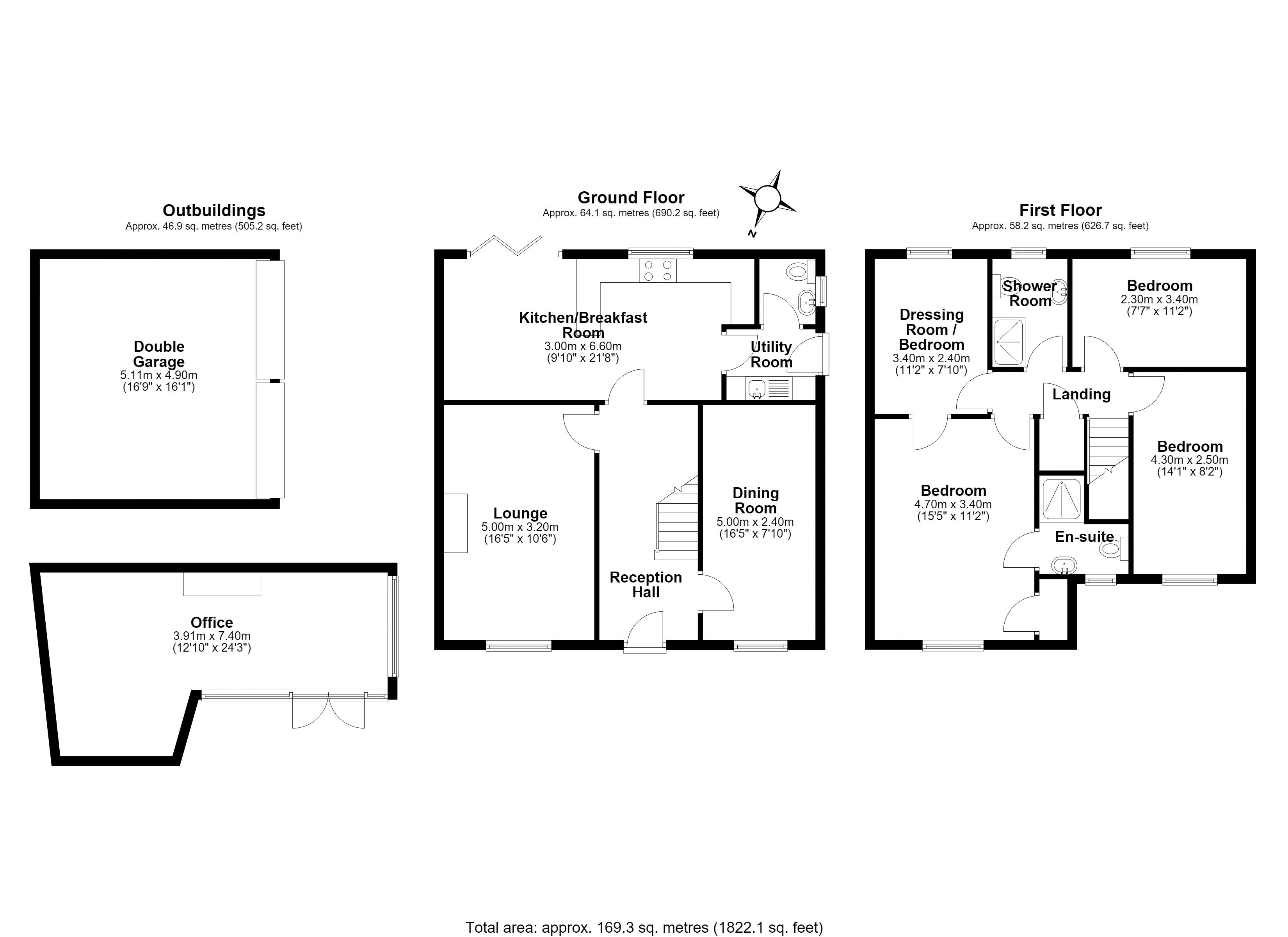 18, Norwich Drive, Telford floorplan