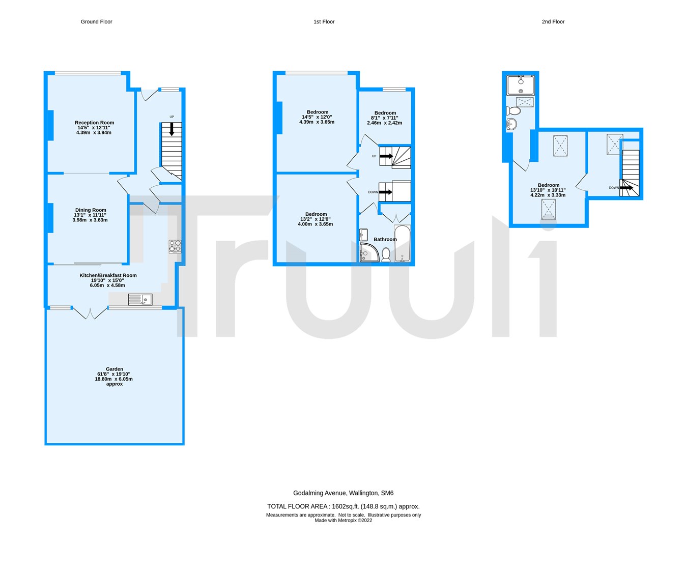 Godalming Avenue, Wallington SM6, 4 bedroom terraced house for sale