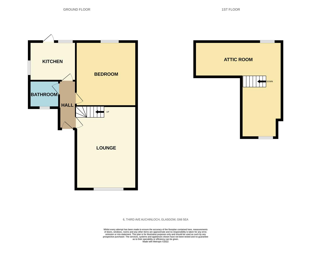 Third Ave, Auchinloch, Glasgow G66, 1 bedroom semidetached bungalow