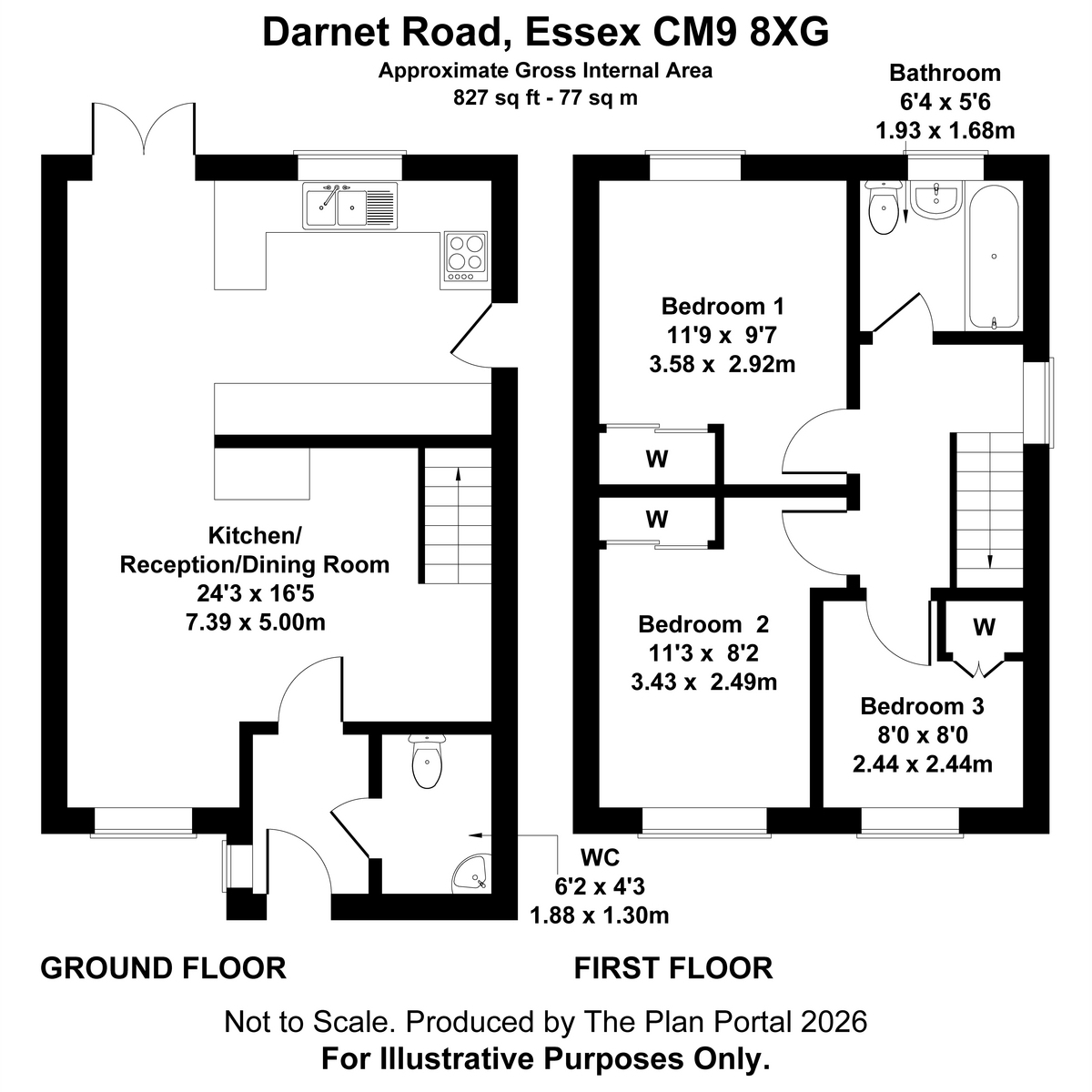 7, Darnet Road, Tollesbury, Maldon floorplan