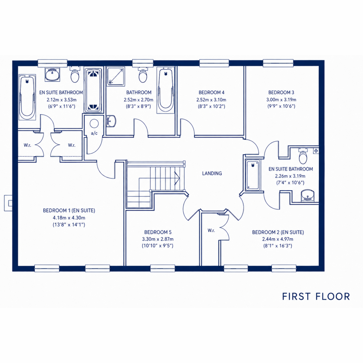 6, Bramhall Drive, Washington floorplan