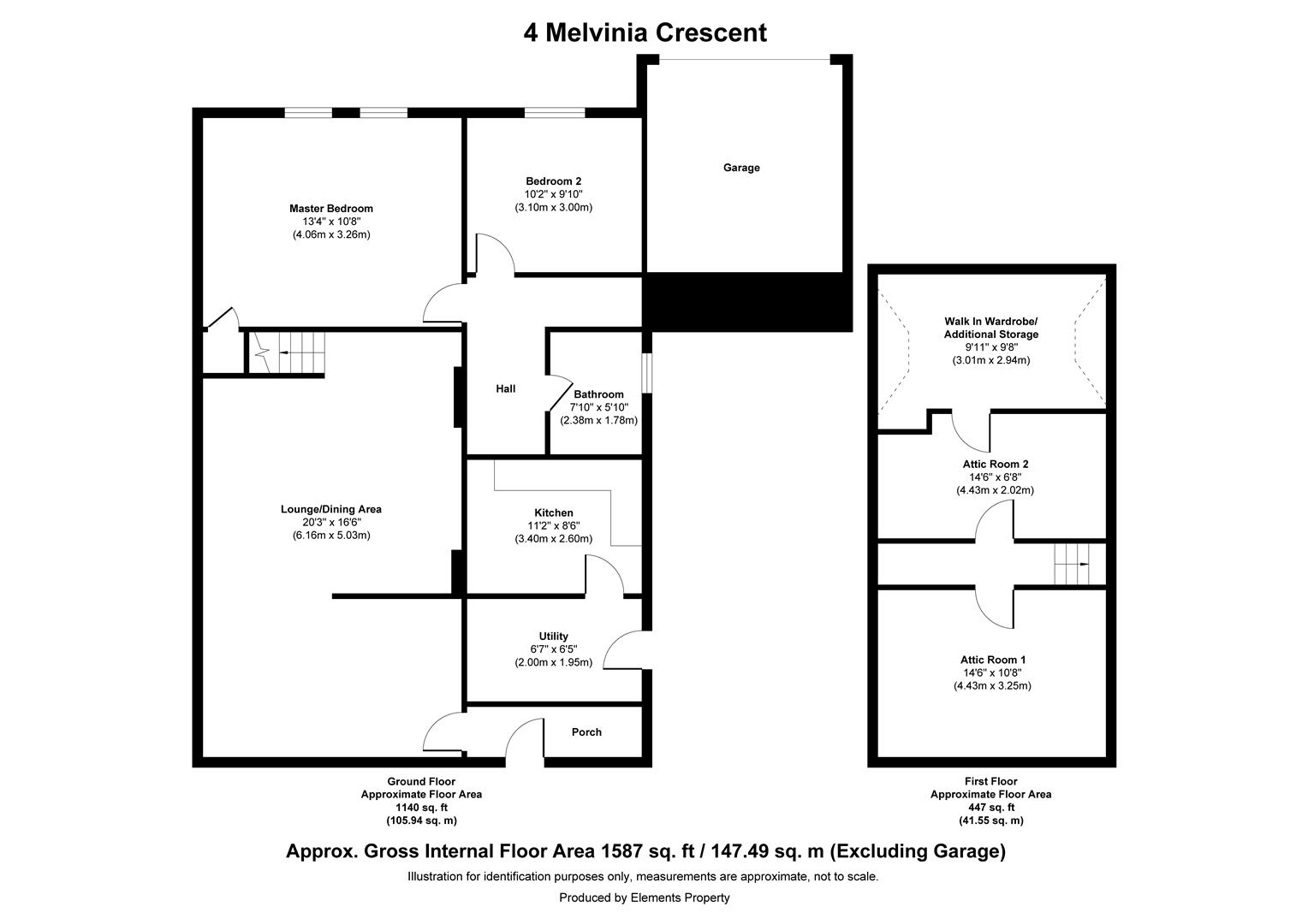 4, Melvinia Crescent, Barnsley floorplan
