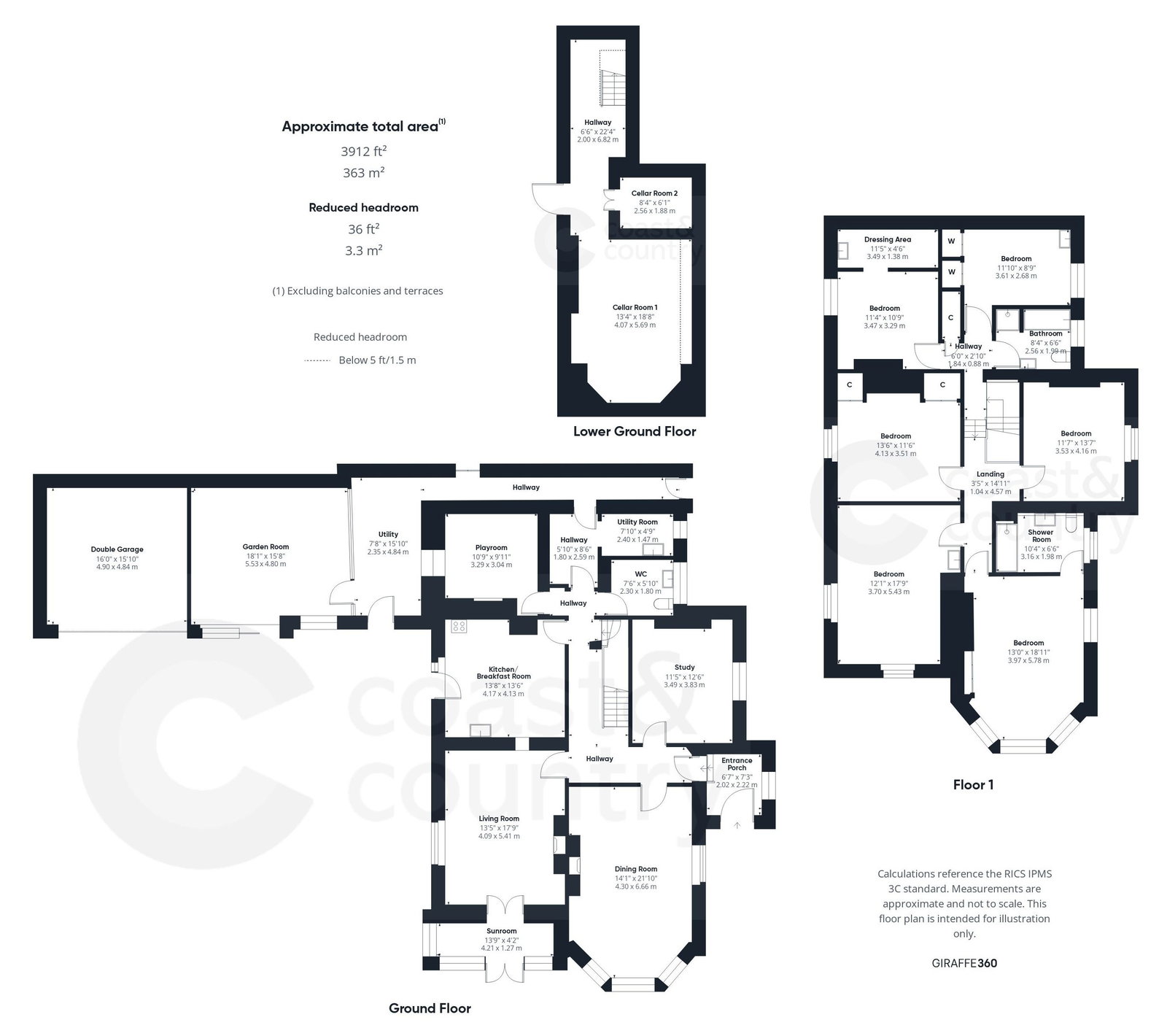 3,Hillside, Courtenay Road, Newton Abbot floorplan