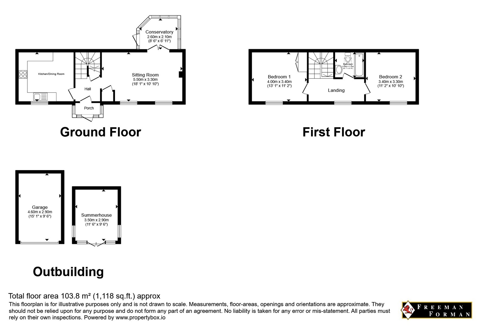 The Coach House, 12, London Road, Etchingham floorplan
