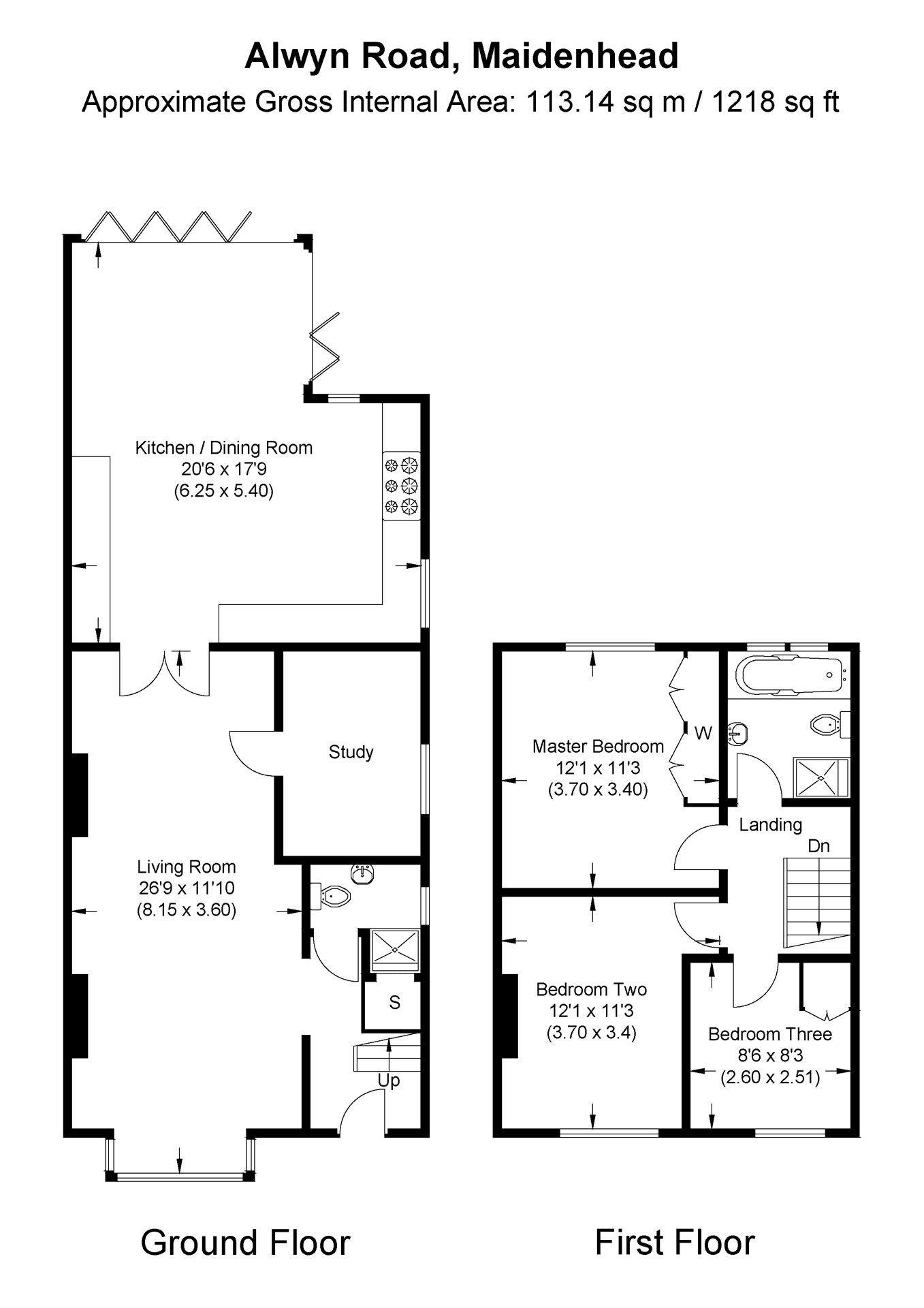 3 Bedrooms Detached house for sale in Alwyn Road, Maidenhead, Berkshire SL6