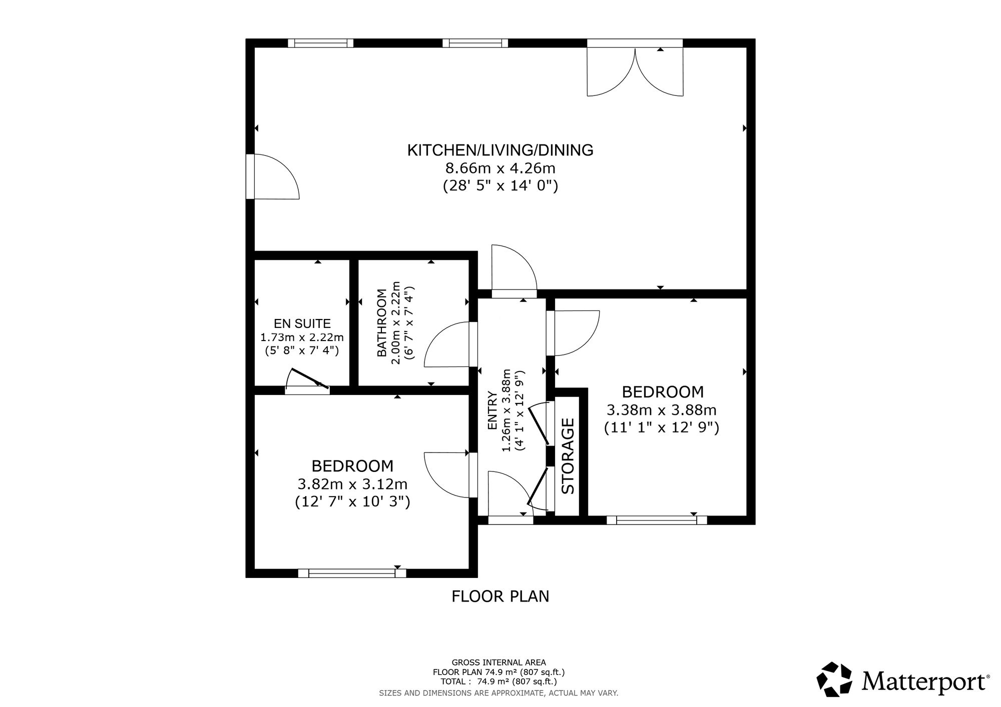 Plot 2, Topping Court, Annan floorplan