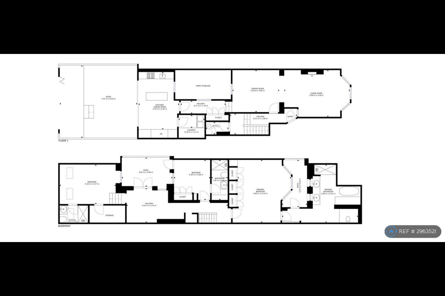 Philbeach Gardens, London floorplan