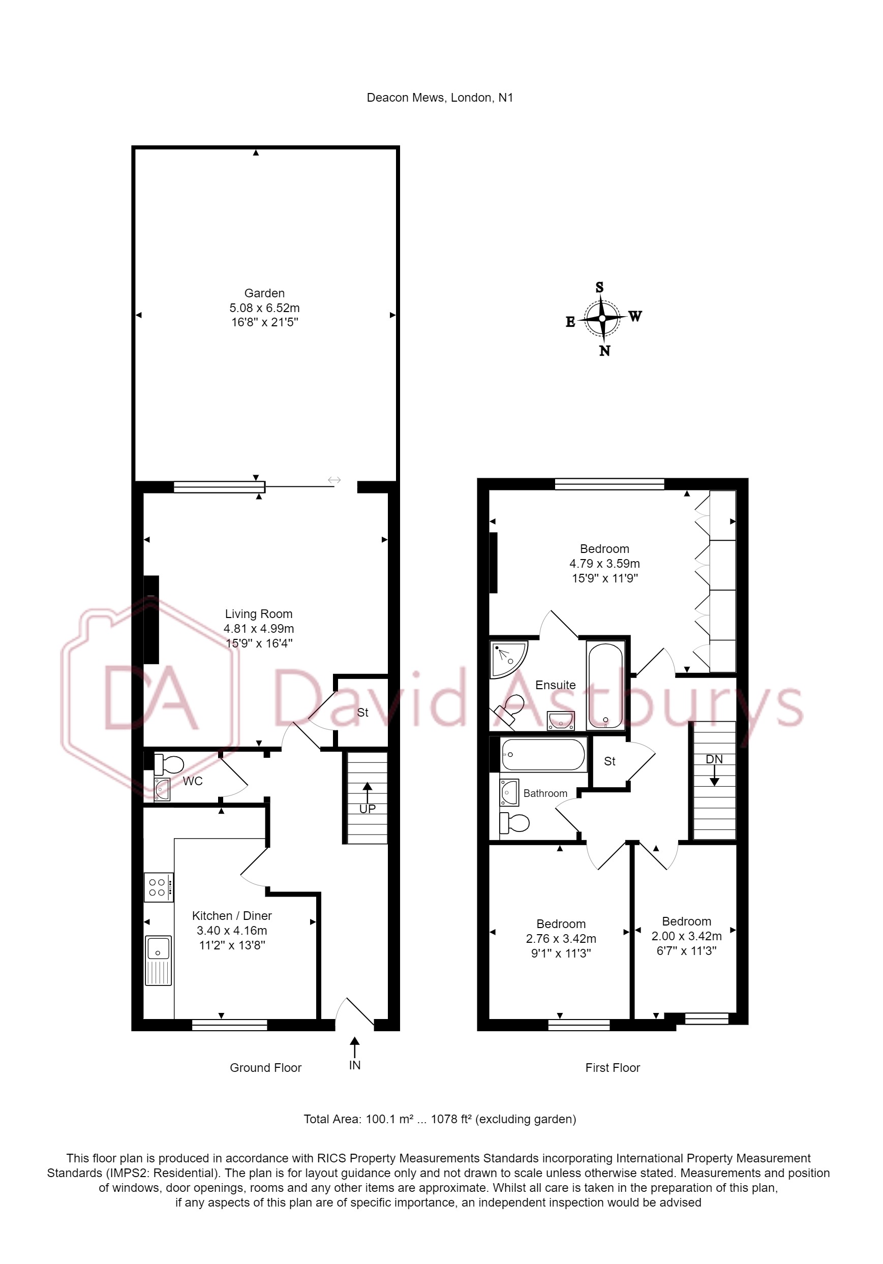 Southgate Road, Islington floorplan