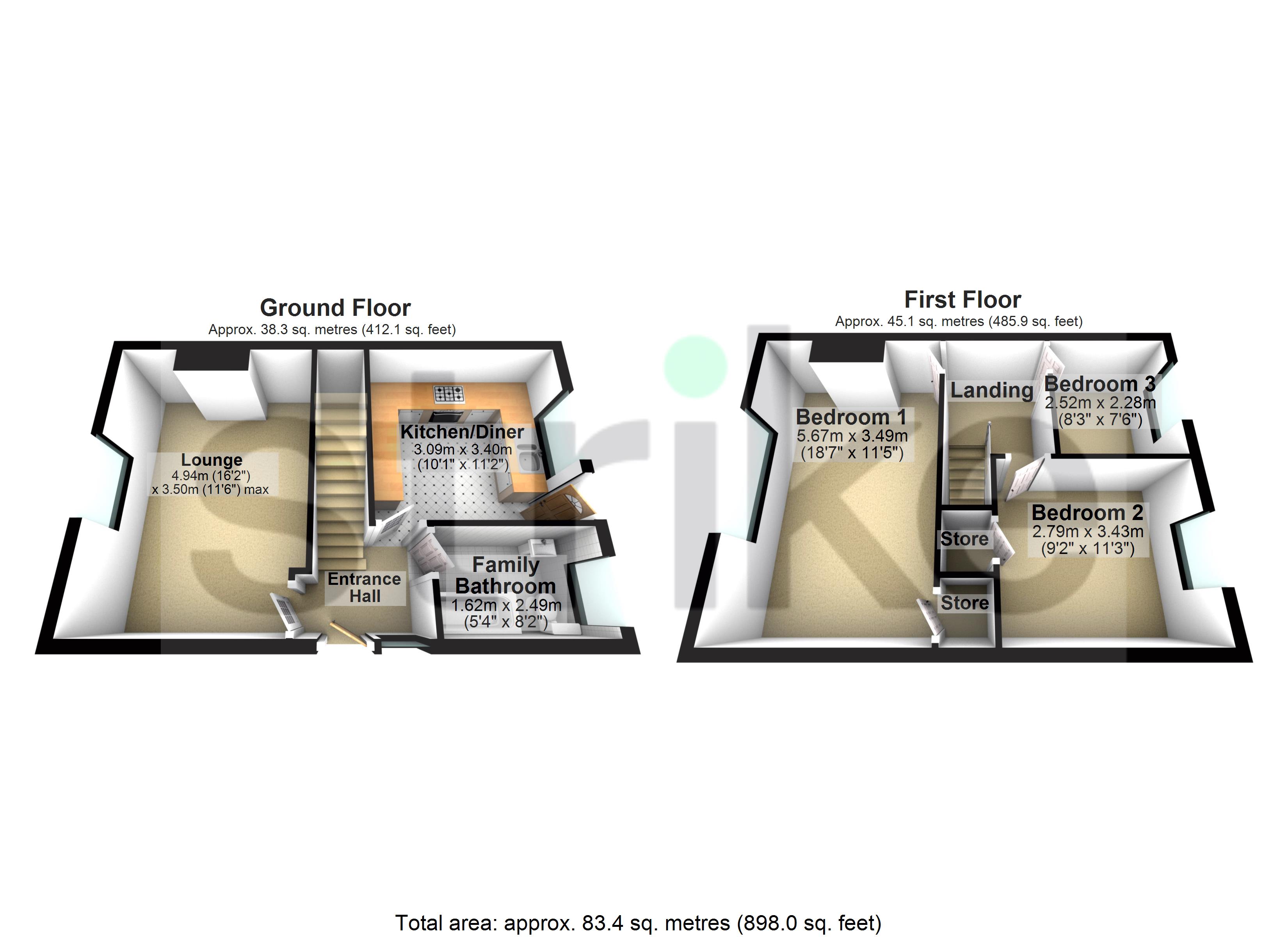 3 bed semidetached house for sale in Sycamore Street, Church Warsop