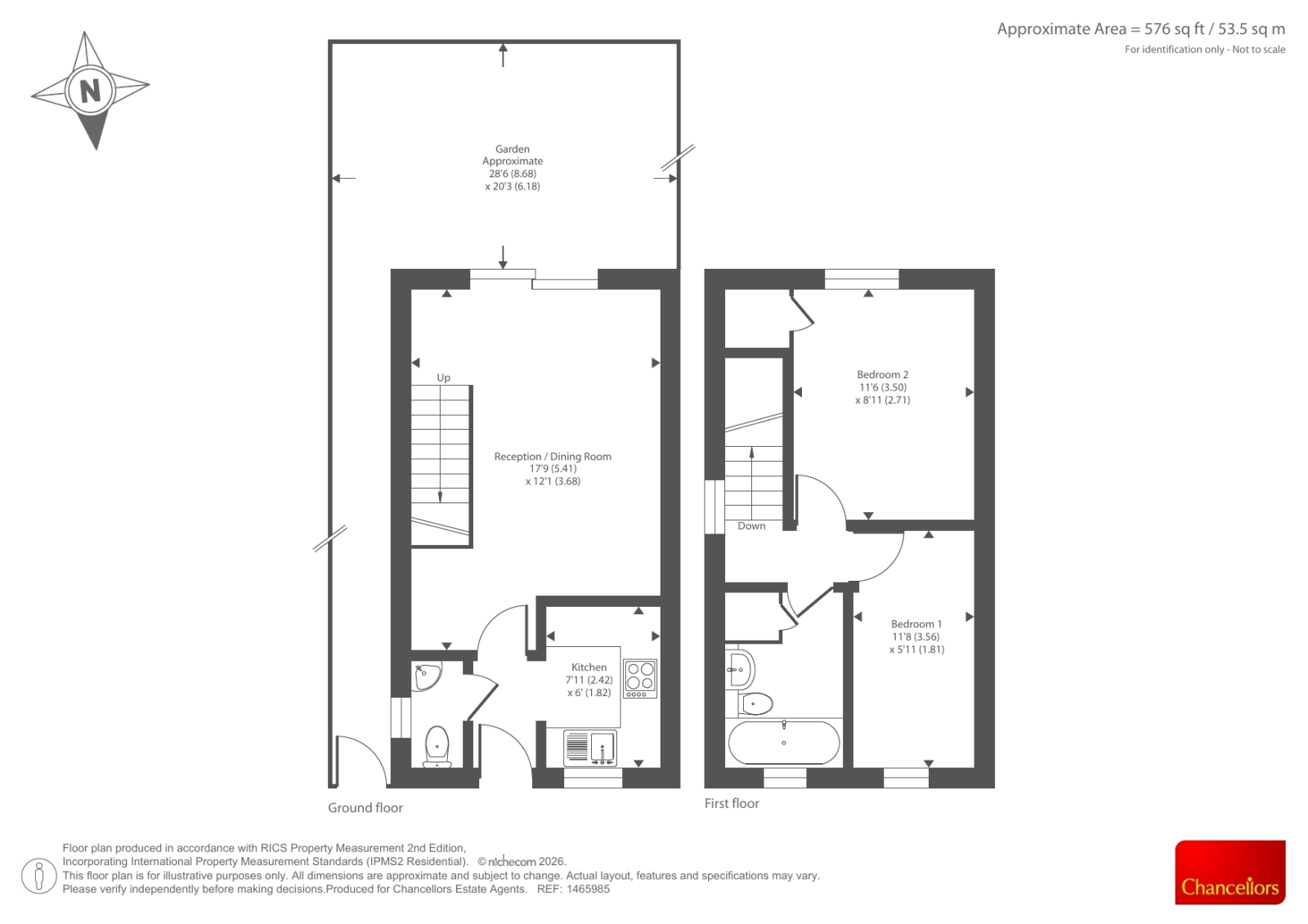 89, Seymour Way, Sunbury-On-Thames floorplan