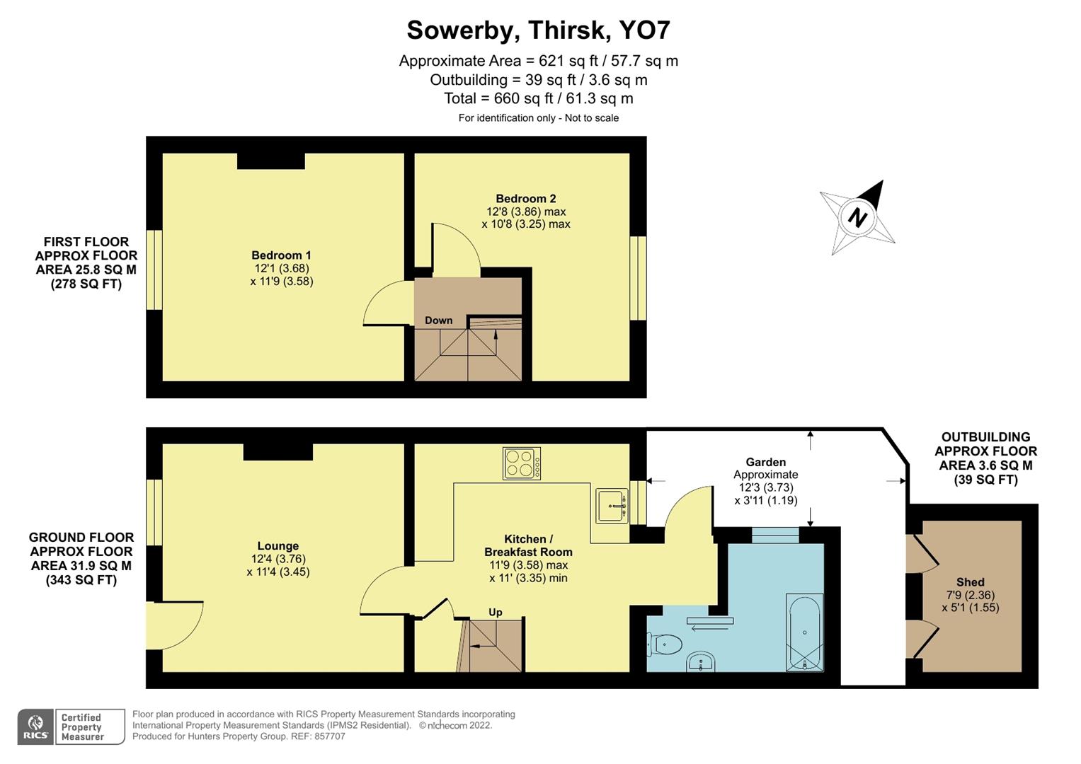 Front Street, Sowerby, Thirsk, North Yorkshire YO7, 2 bedroom cottage for sale 61774375