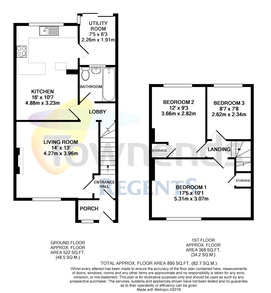 3 Bedrooms Terraced house for sale in Cavendish Road, Sunbury-On-Thames, Surrey TW16