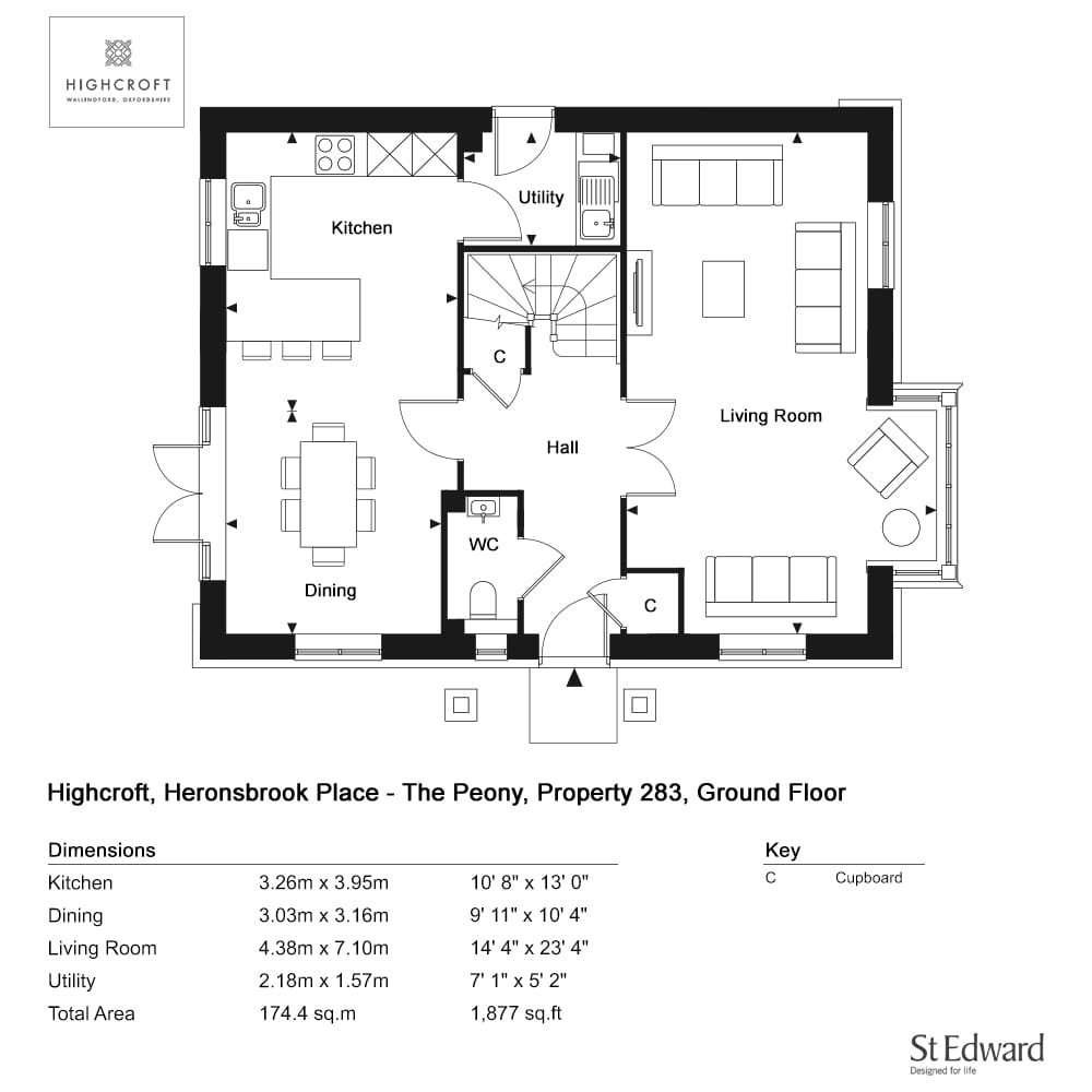 283, Wallingford, Ox10 0Fn, Wallingford floorplan