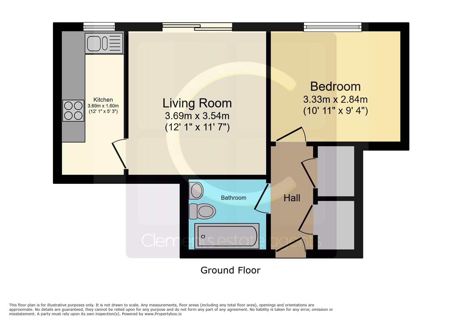 1, Alexandra Court, Alexandra Road, Hemel Hempstead floorplan