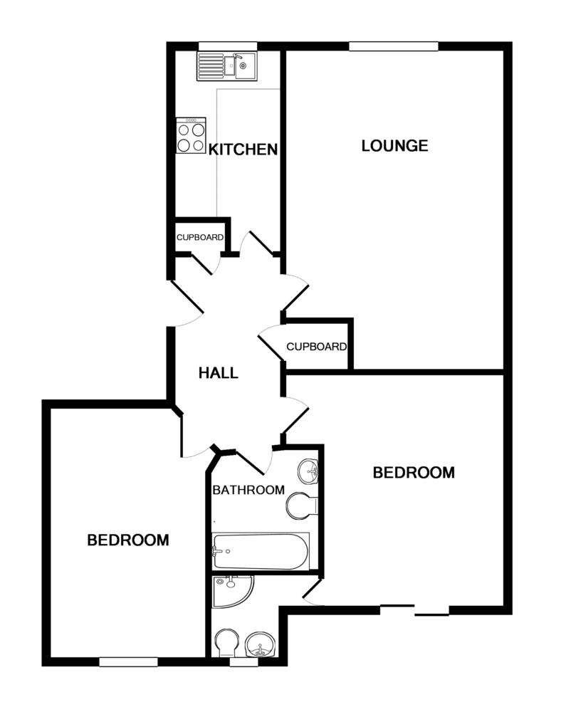 2 Bedrooms Flat to rent in Warwick Road, Redhill RH1