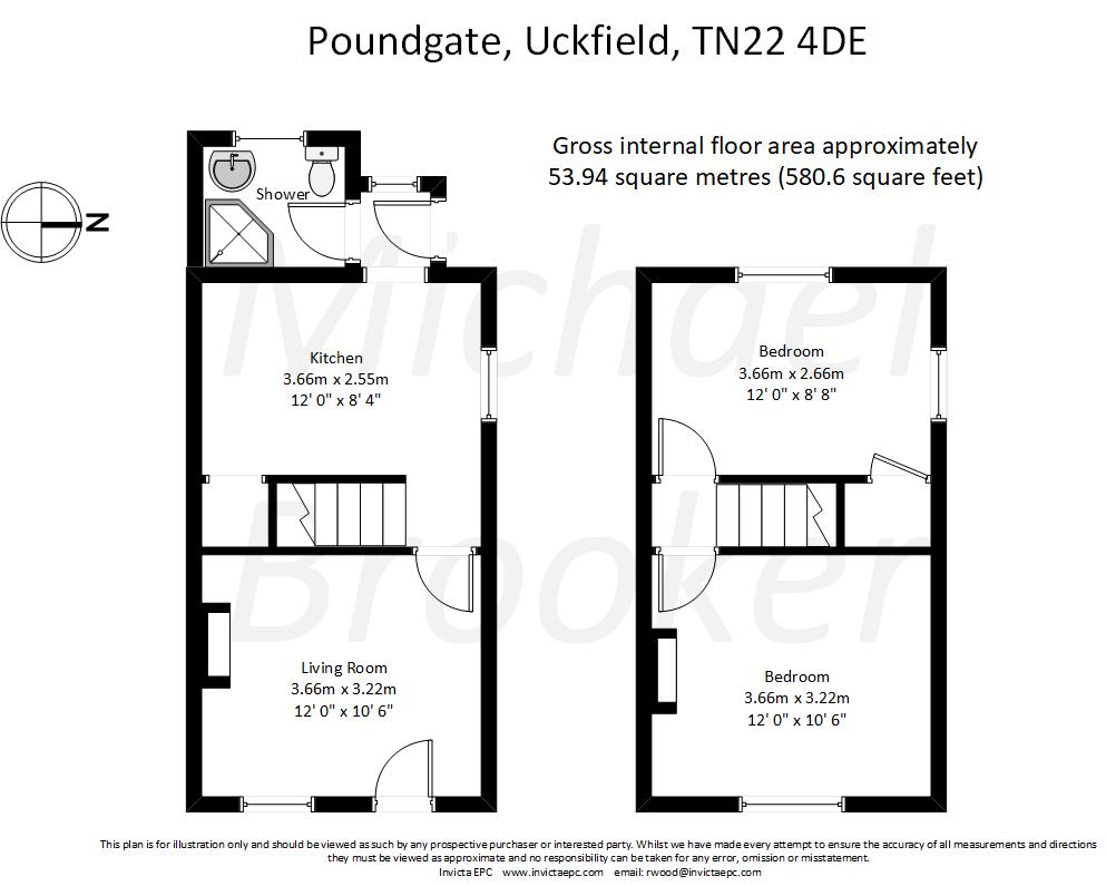 Poundgate Uckfield East Sussex Tn22 2 Bedroom Terraced House For