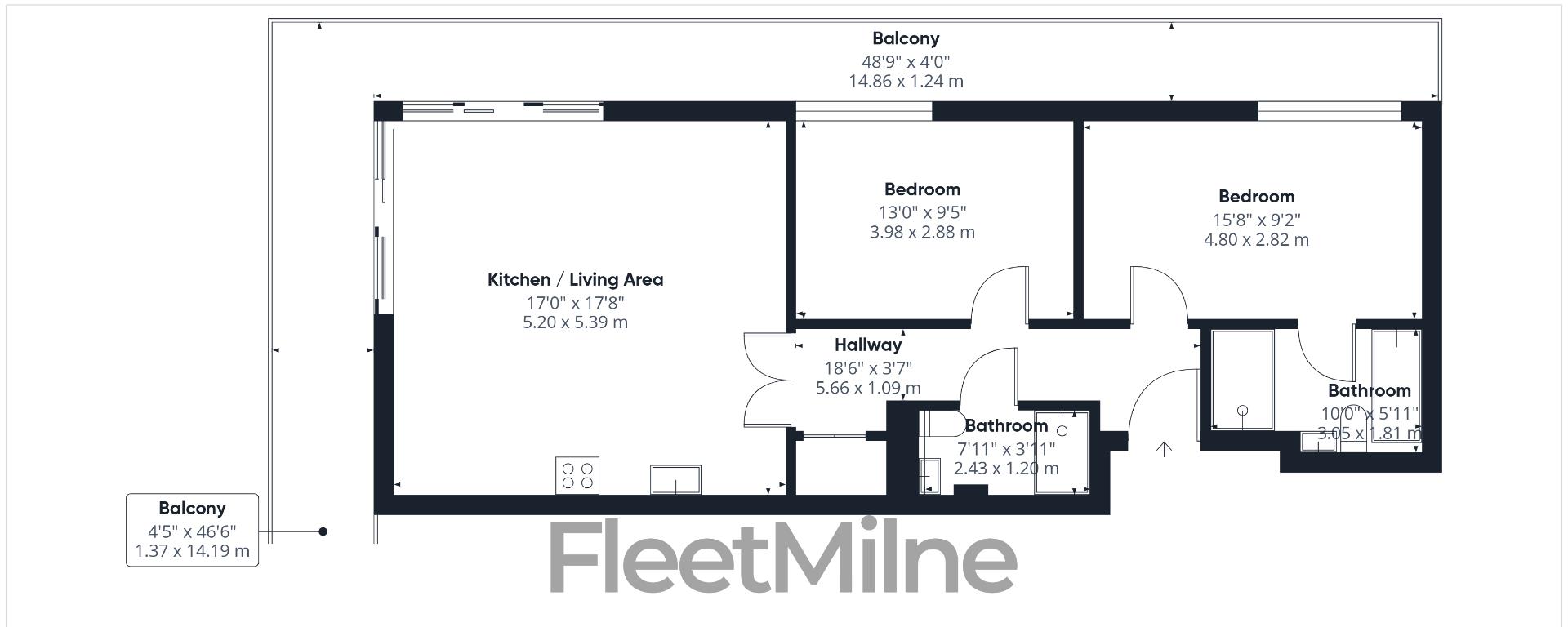 2163 Dummy, Brindley House, Birmingham floorplan