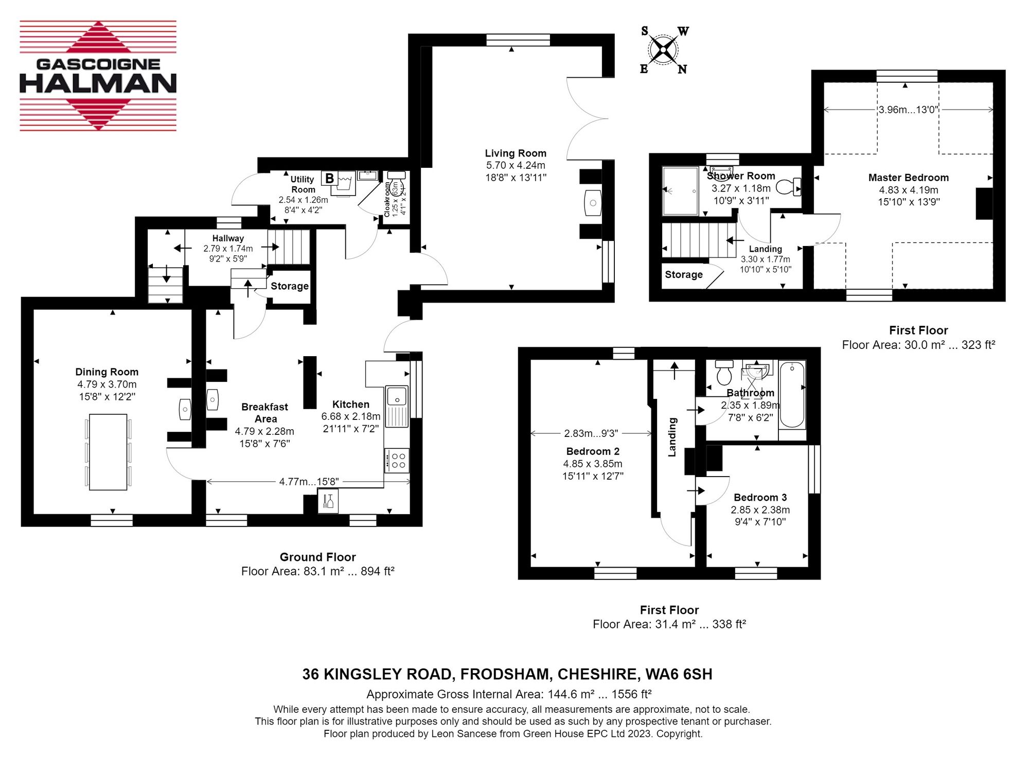 36 Kingsley Road, Frodsham floorplan
