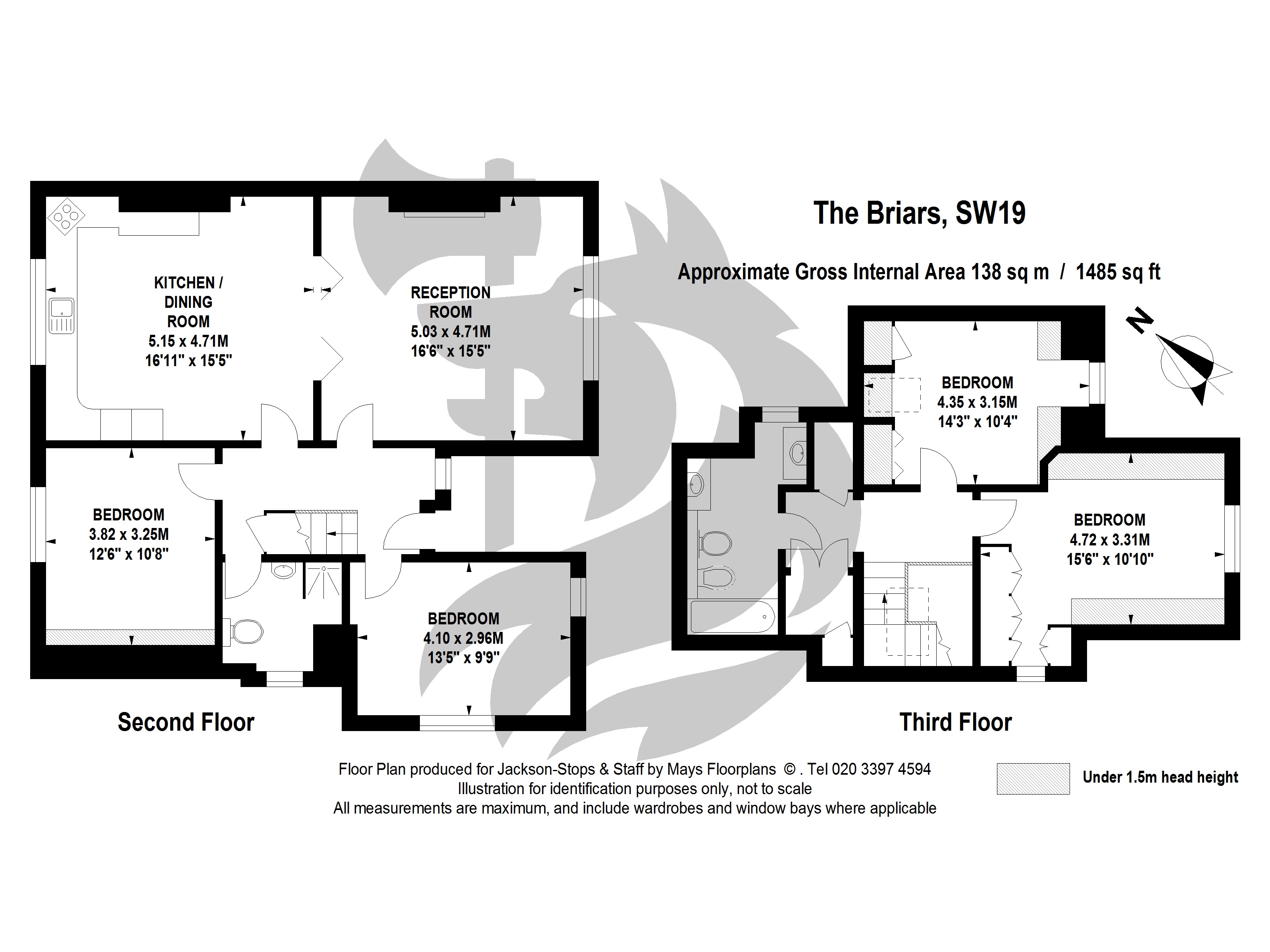 4 Bedrooms Flat to rent in The Briars, 6 Lake Road, London SW19