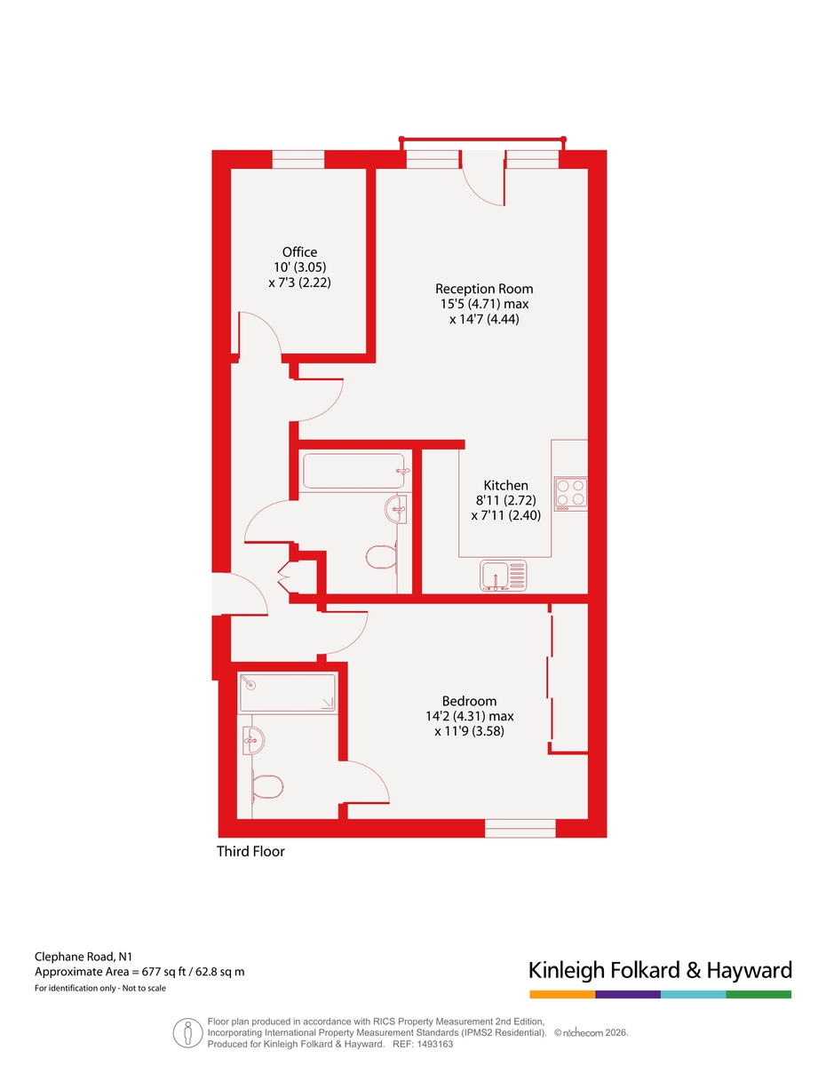 Flat 10, 36, Clephane Road, London floorplan