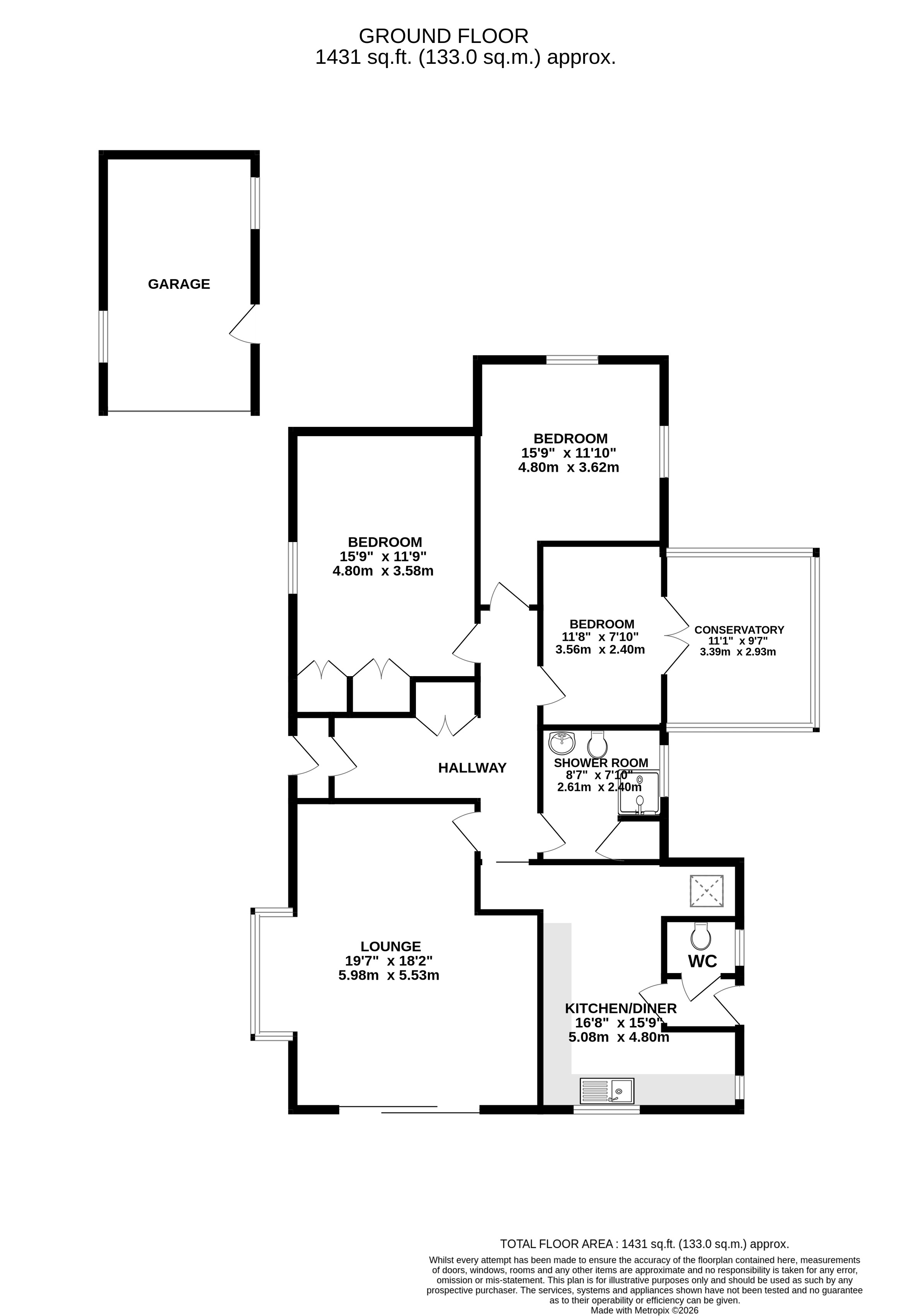 Tollerton Lane, Nottingham floorplan