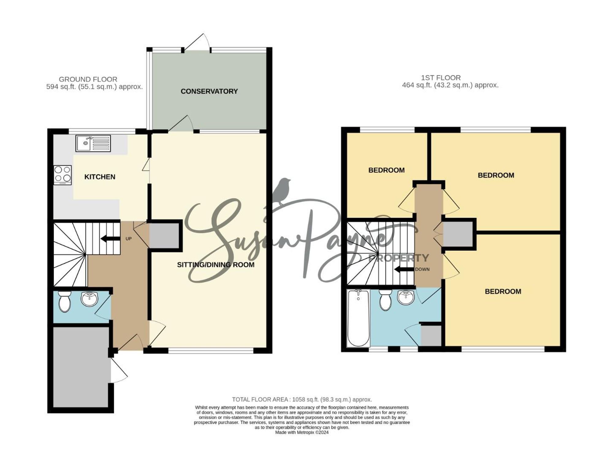 262, Upton Road, Ryde floorplan