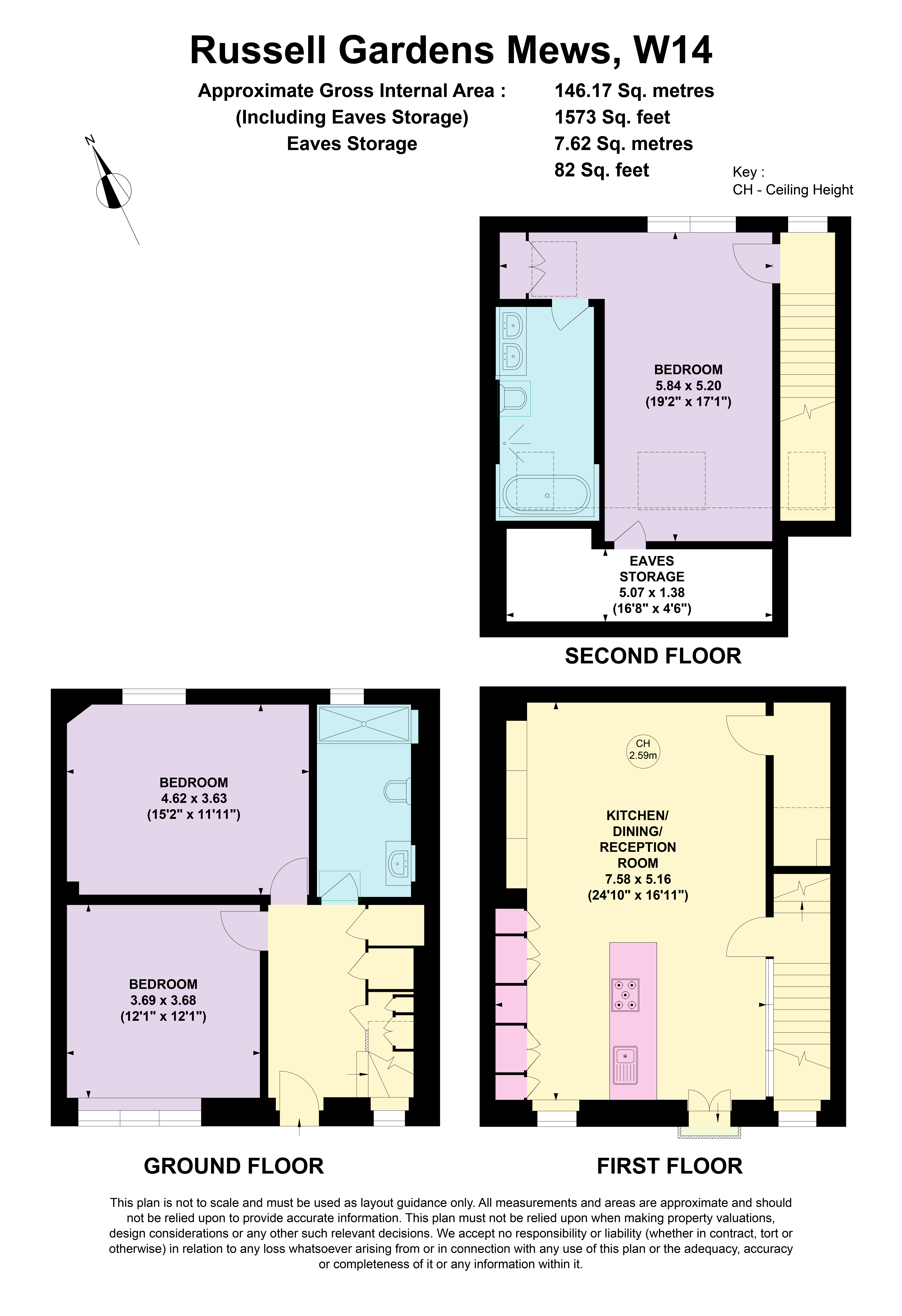 6, Russell Gardens Mews, London floorplan