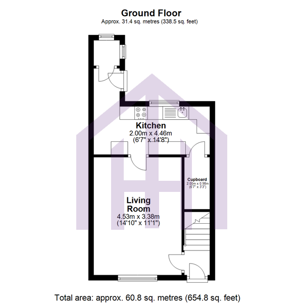 14, Lanercost Avenue, Blaydon floorplan