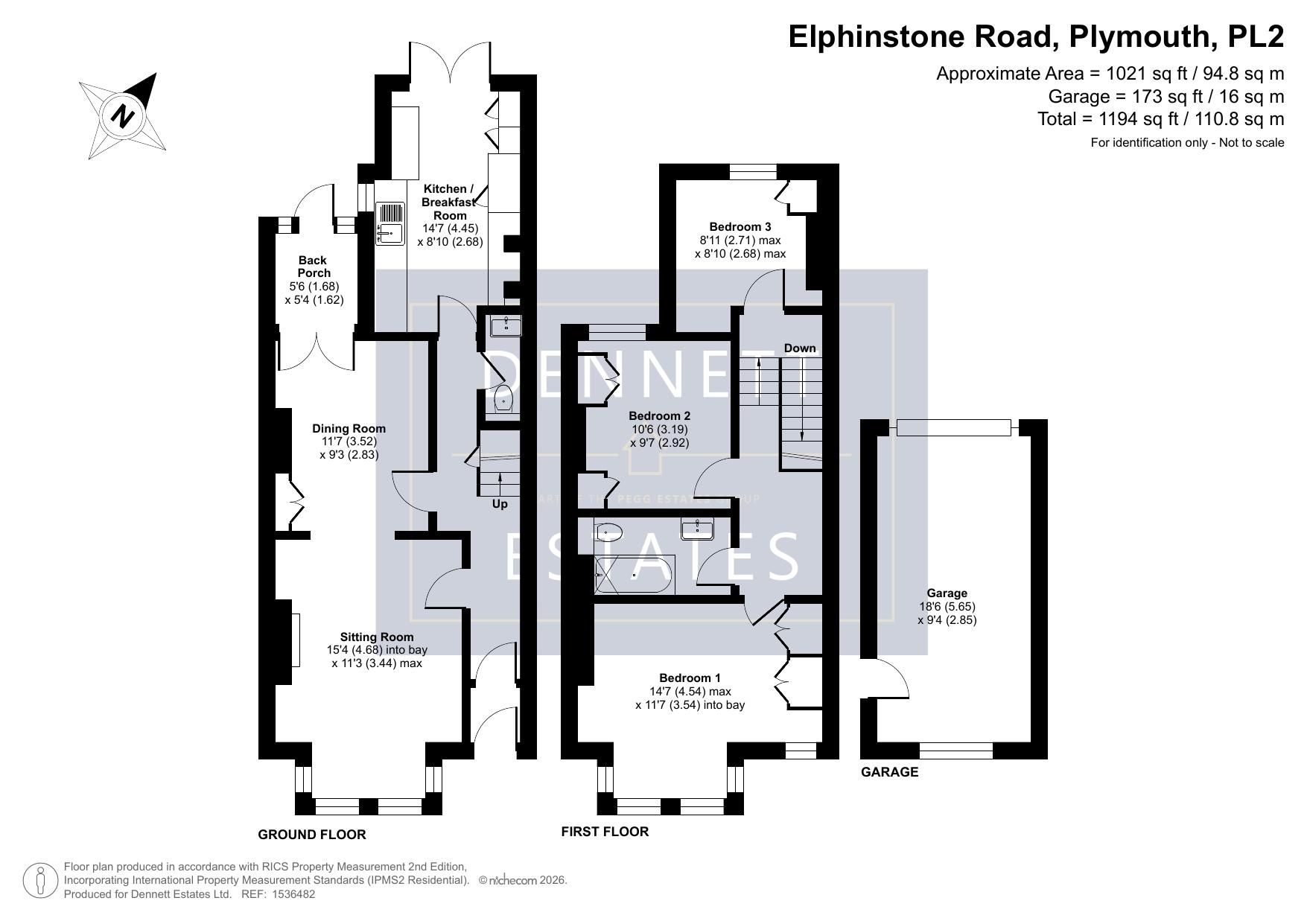 10 Elphinstone Road, Plymouth floorplan