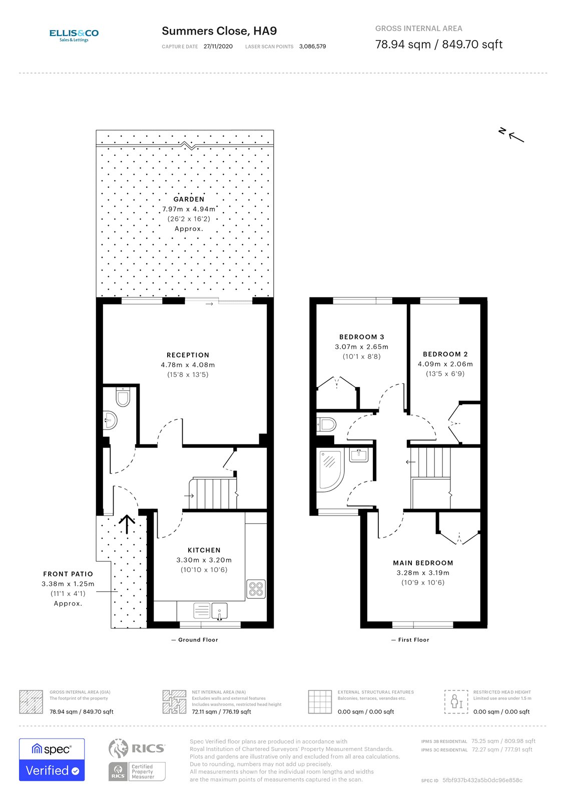 35, Summers Close, Wembley floorplan