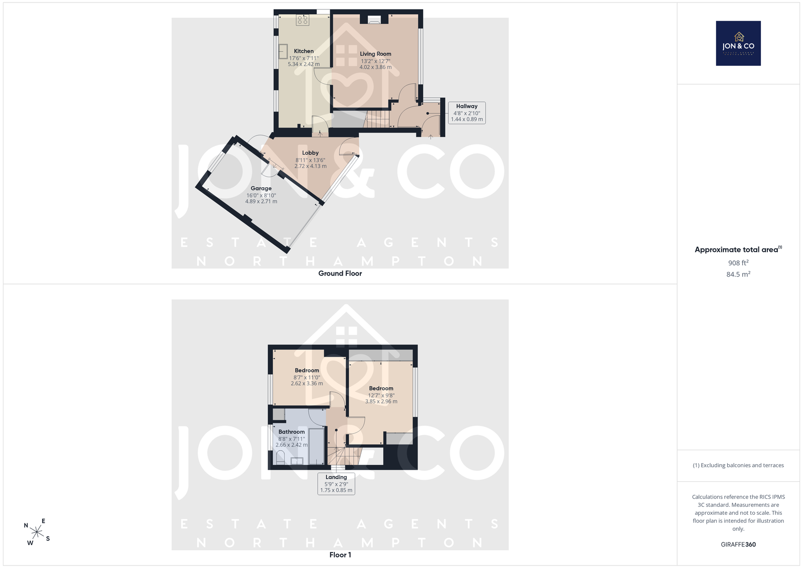 14, Barnwell Road, Northampton floorplan