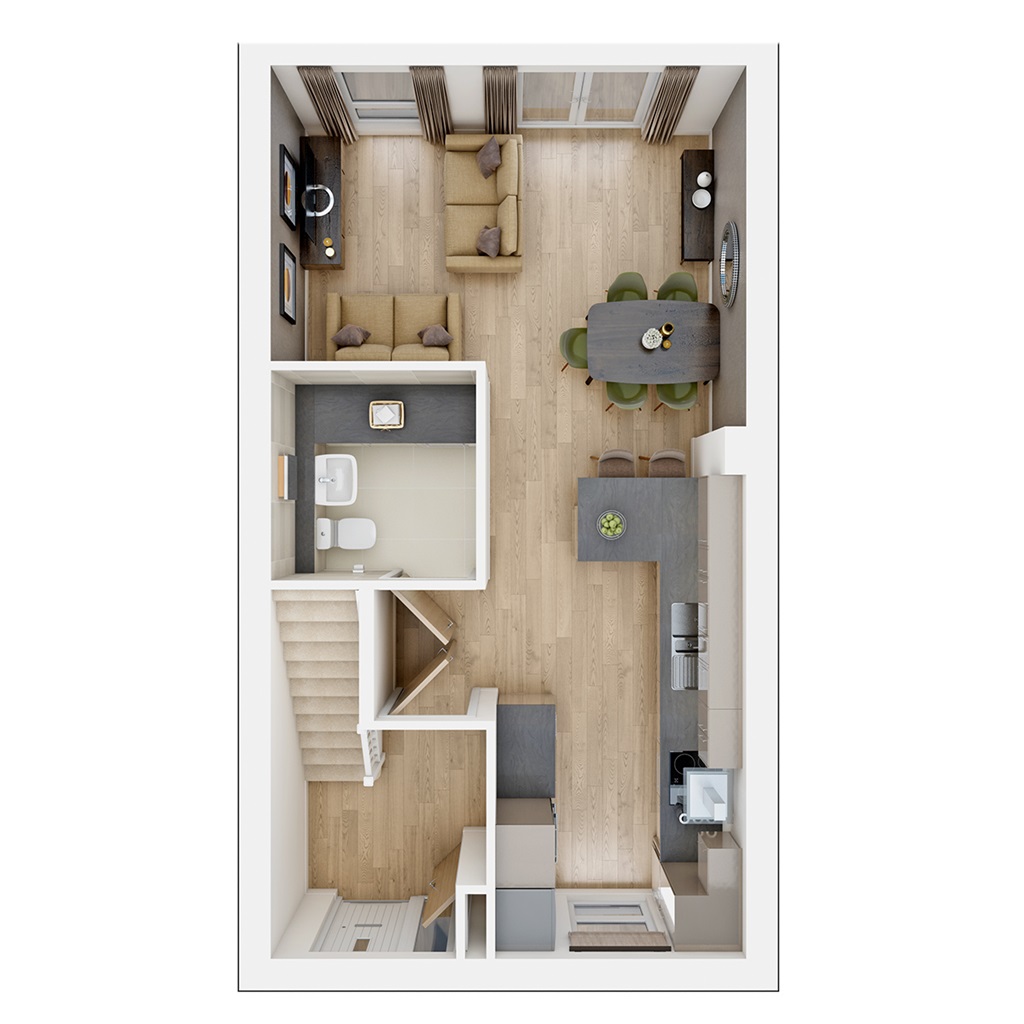 The Owlton - Plot 142, Hampden Fields West, Peter Weedon Way, Off Wendover Road, Aylesbury floorplan