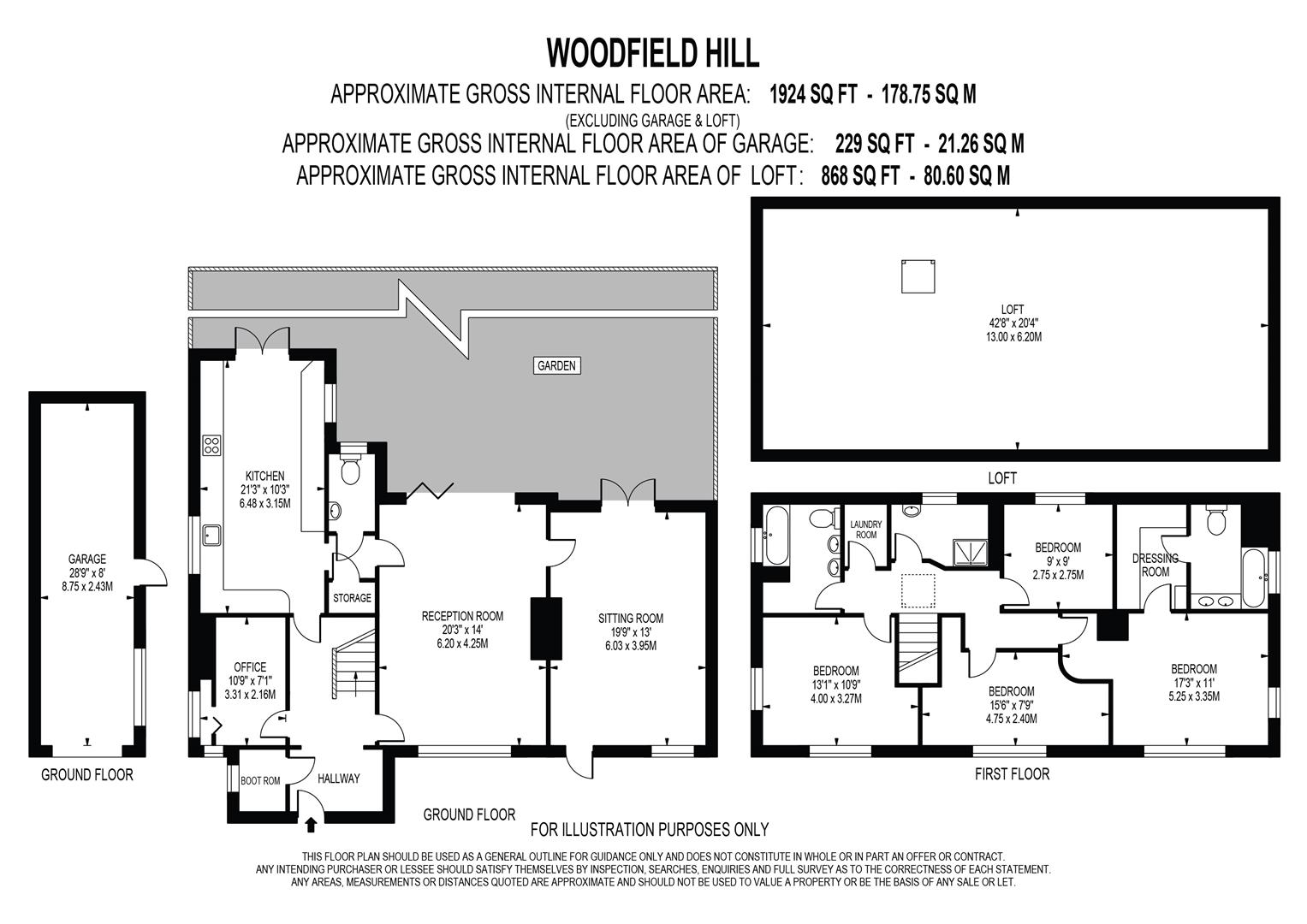 16, Woodfield Hill, Coulsdon floorplan