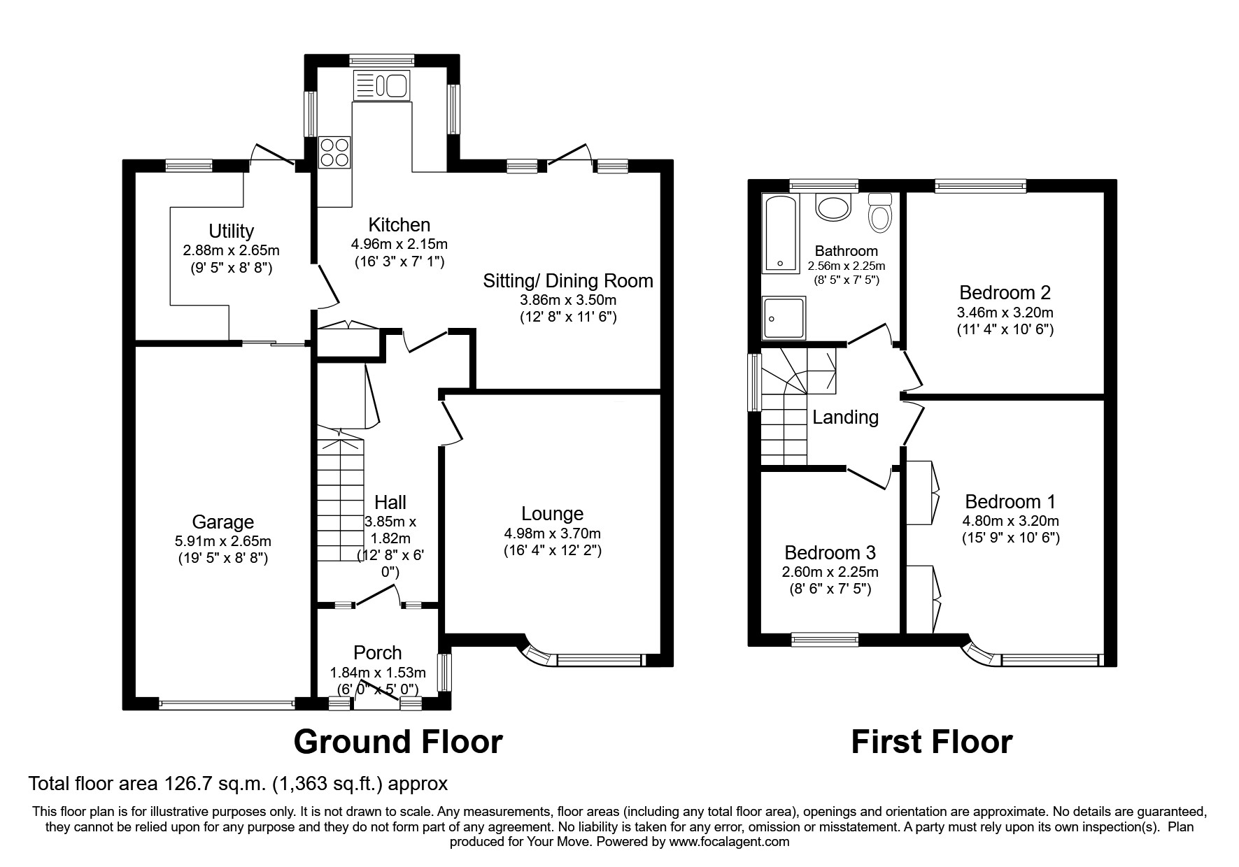 2, Belvedere Avenue, West Midlands floorplan