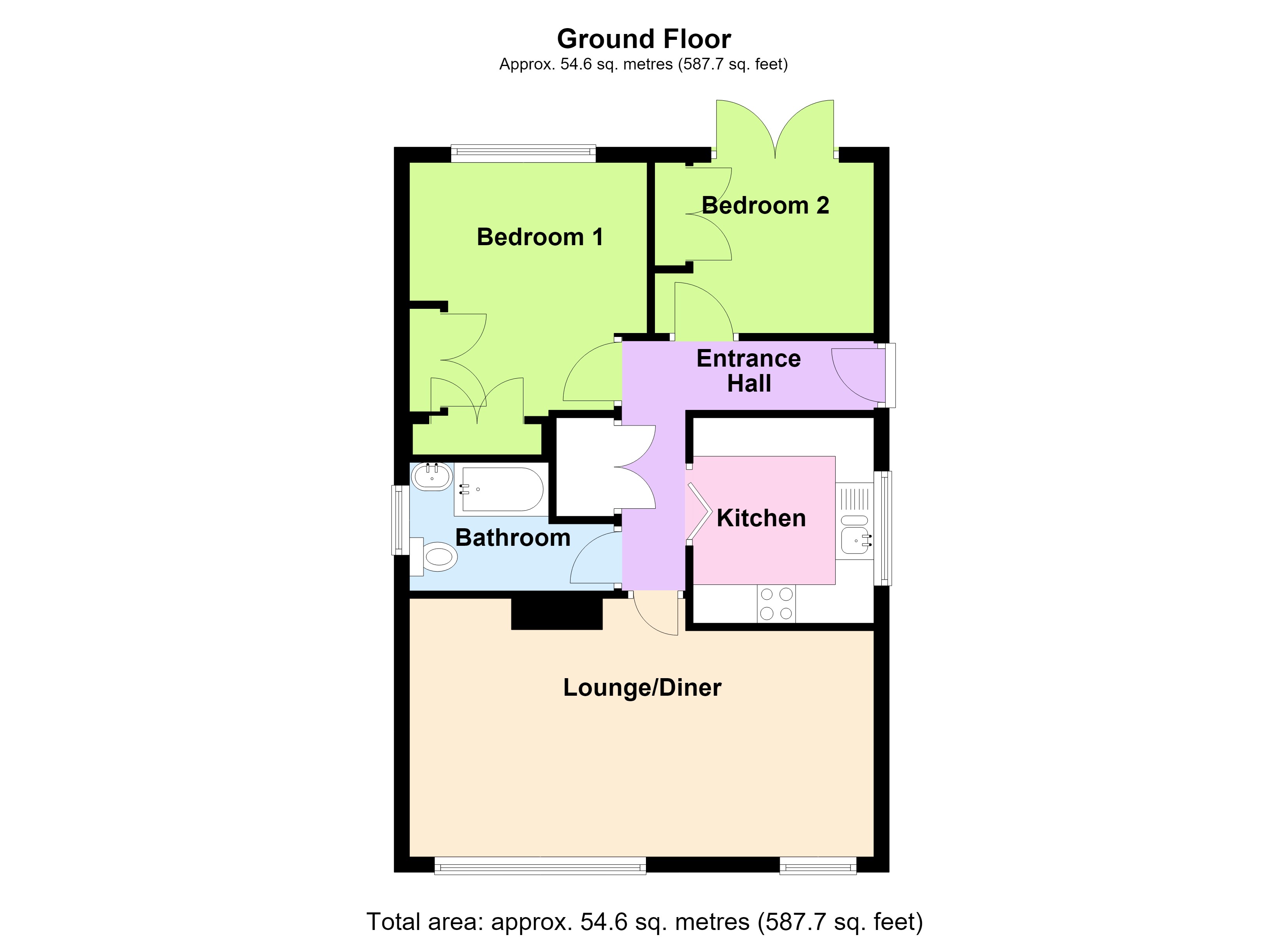 7, Grayson Close, Rotherham floorplan
