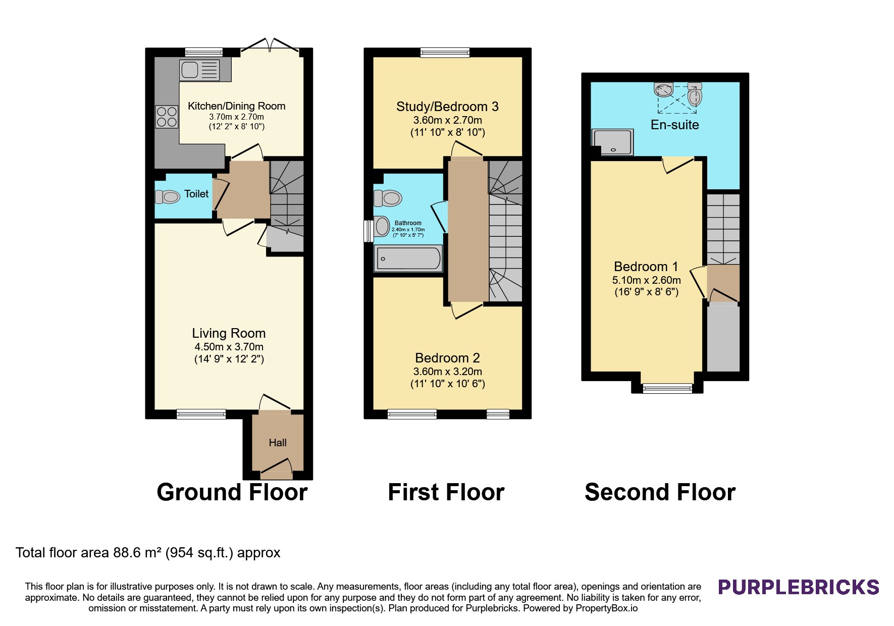 21, Chalk Hill Road, Houghton le Spring floorplan