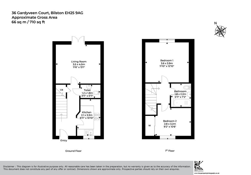 36 Gardyveen Court, Bilston, Midlothian floorplan