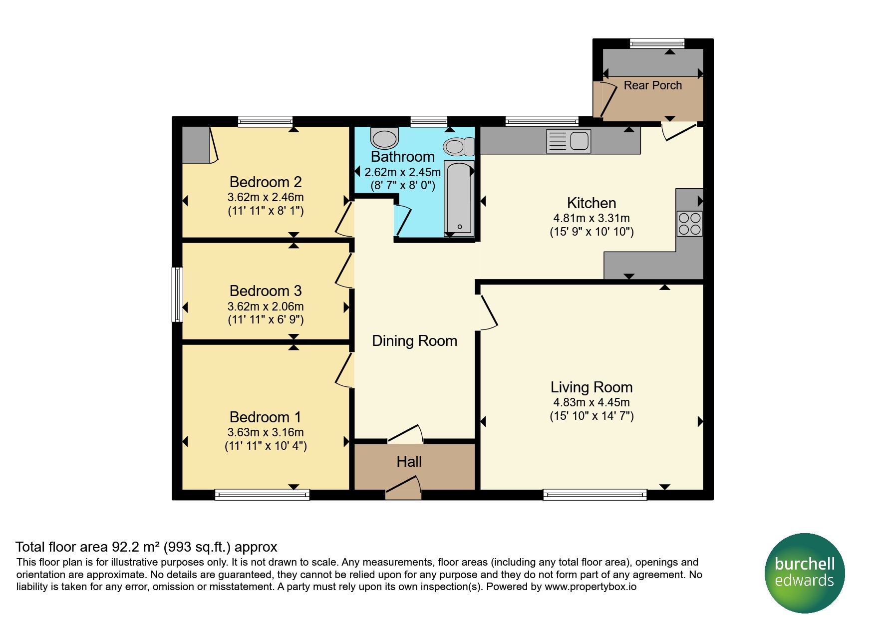 240, Lynncroft, Nottingham floorplan