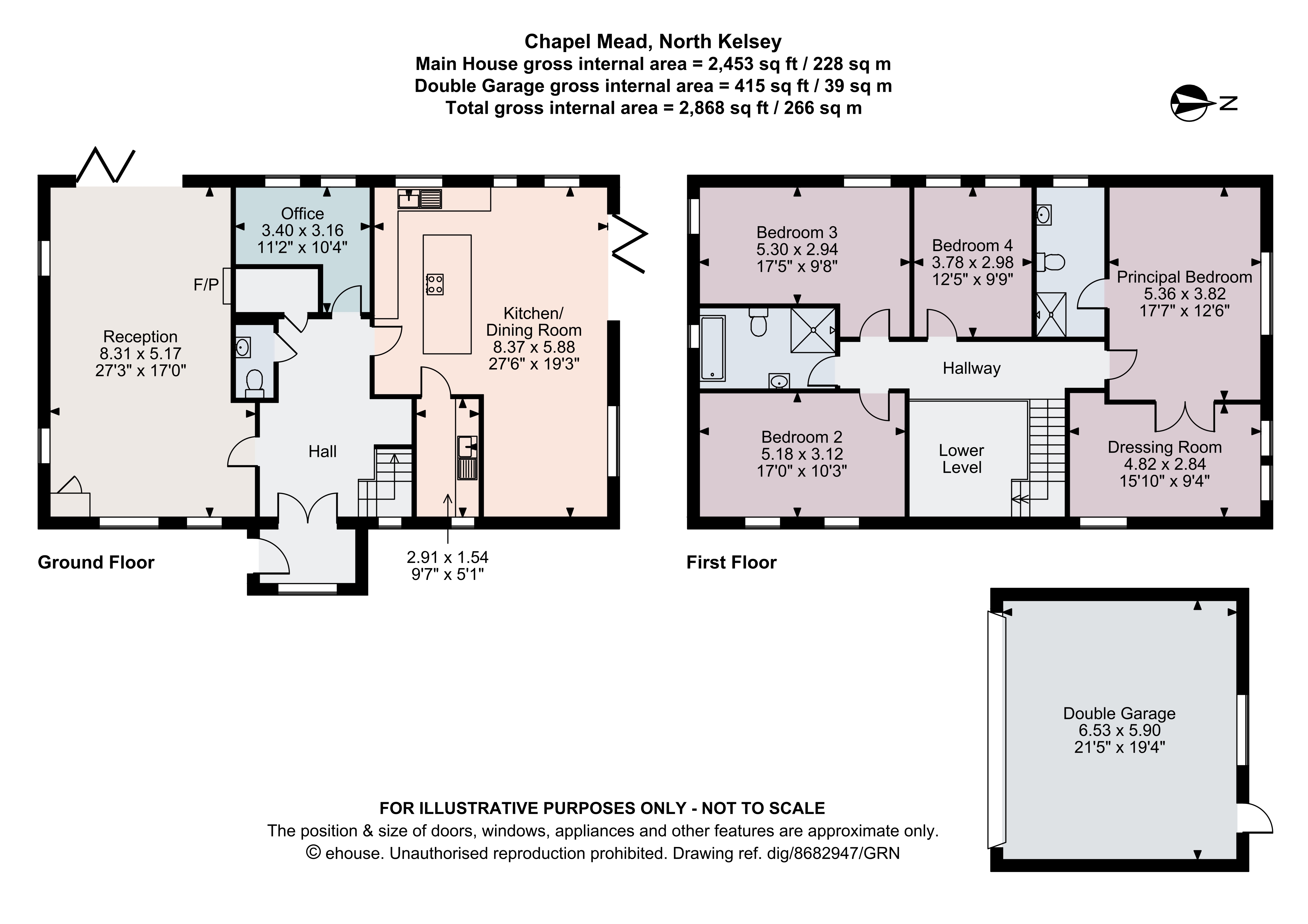 4, Chapel Mead, Market Rasen floorplan
