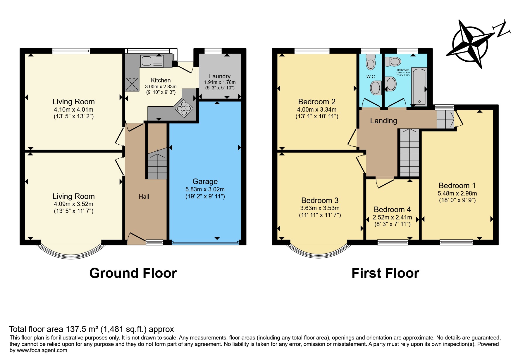 1, Howard Avenue, Huddersfield floorplan