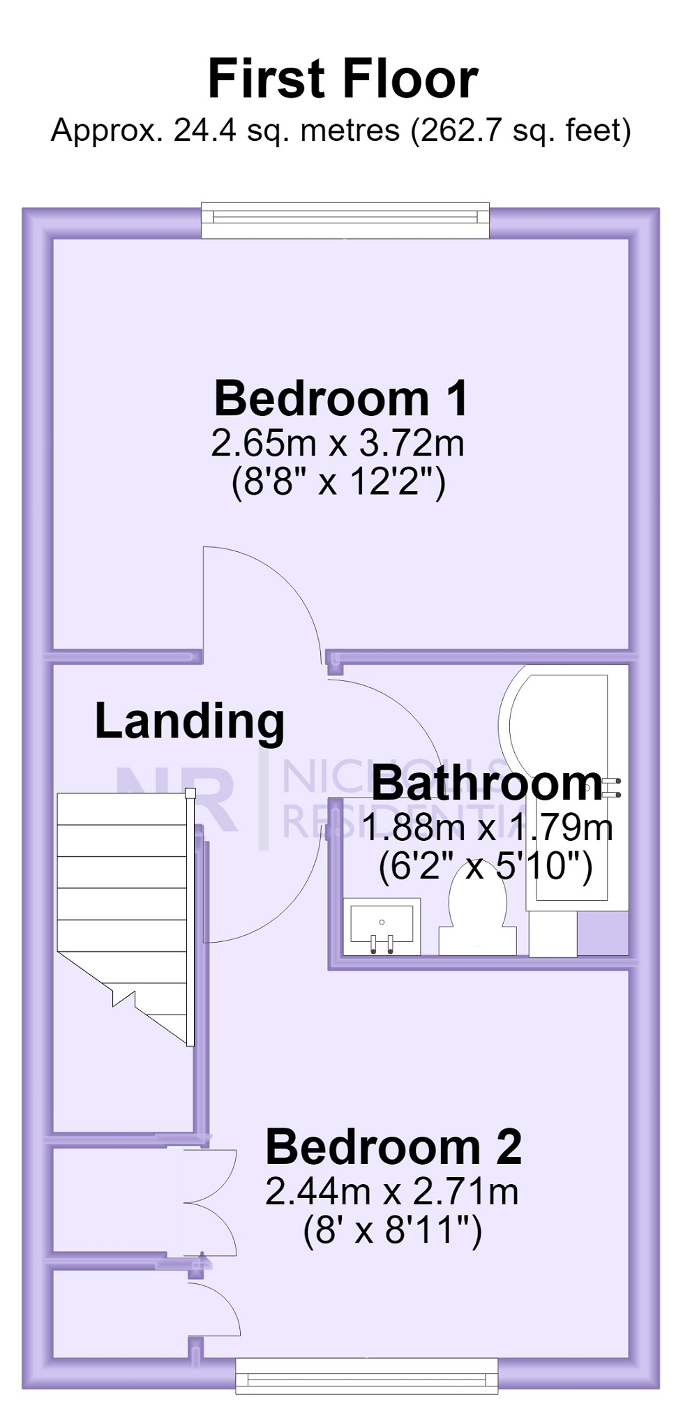 26, Cricketers Close, Chessington floorplan