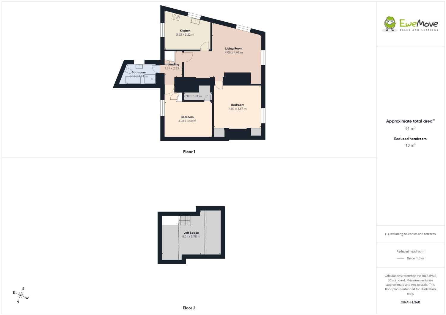2, OLD HALL LANE, HYDE floorplan