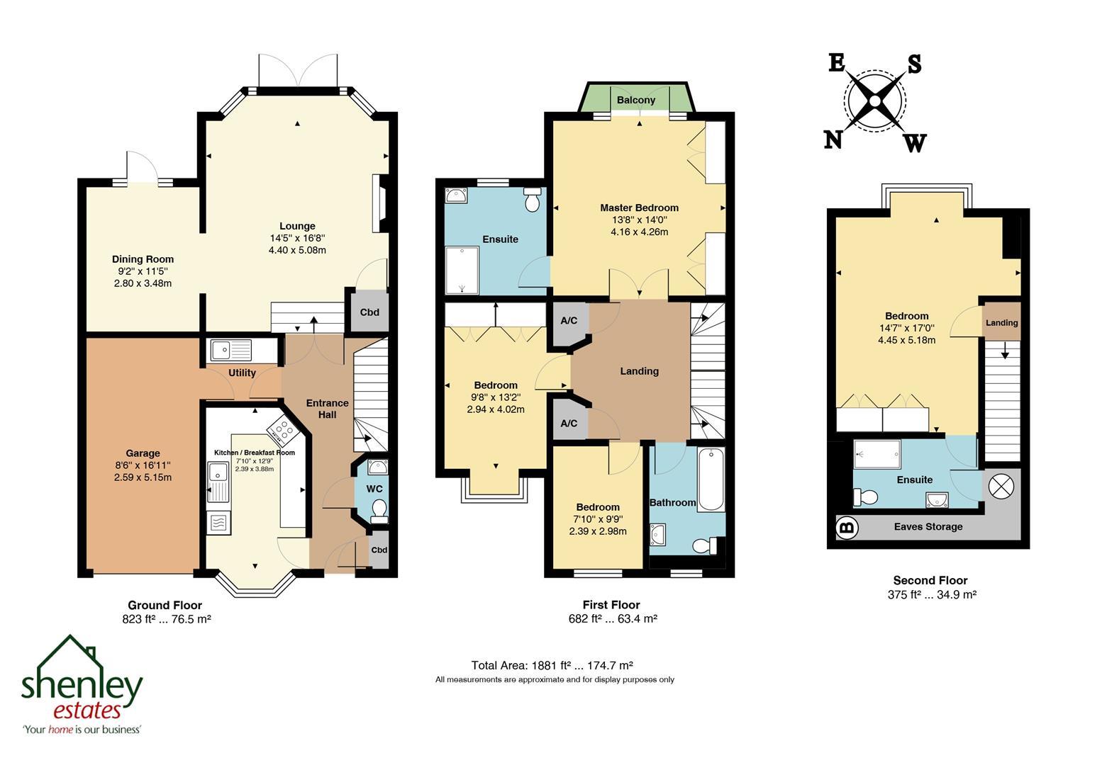 10., The Lawns, Shenley Radlett floorplan