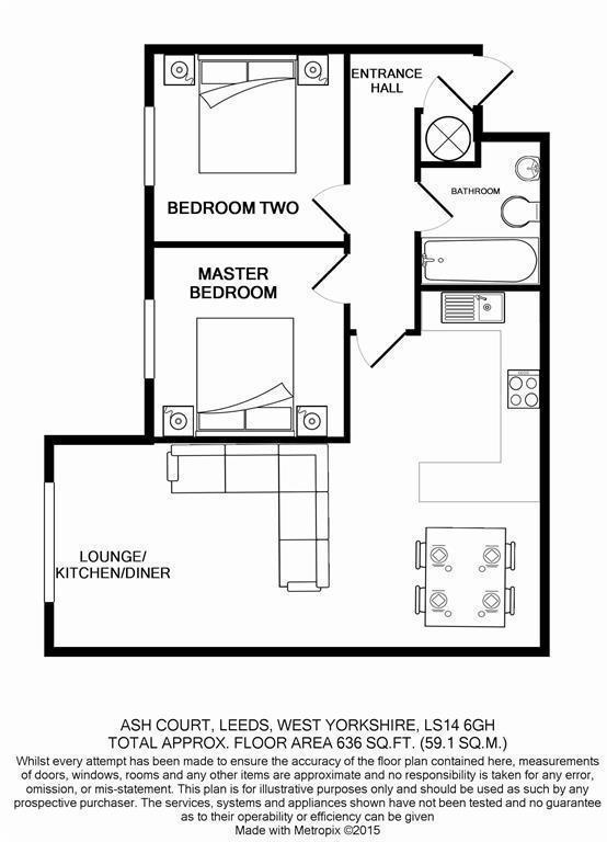 2 Bedrooms Flat for sale in Ash Court, Leeds, West Yorkshire LS14