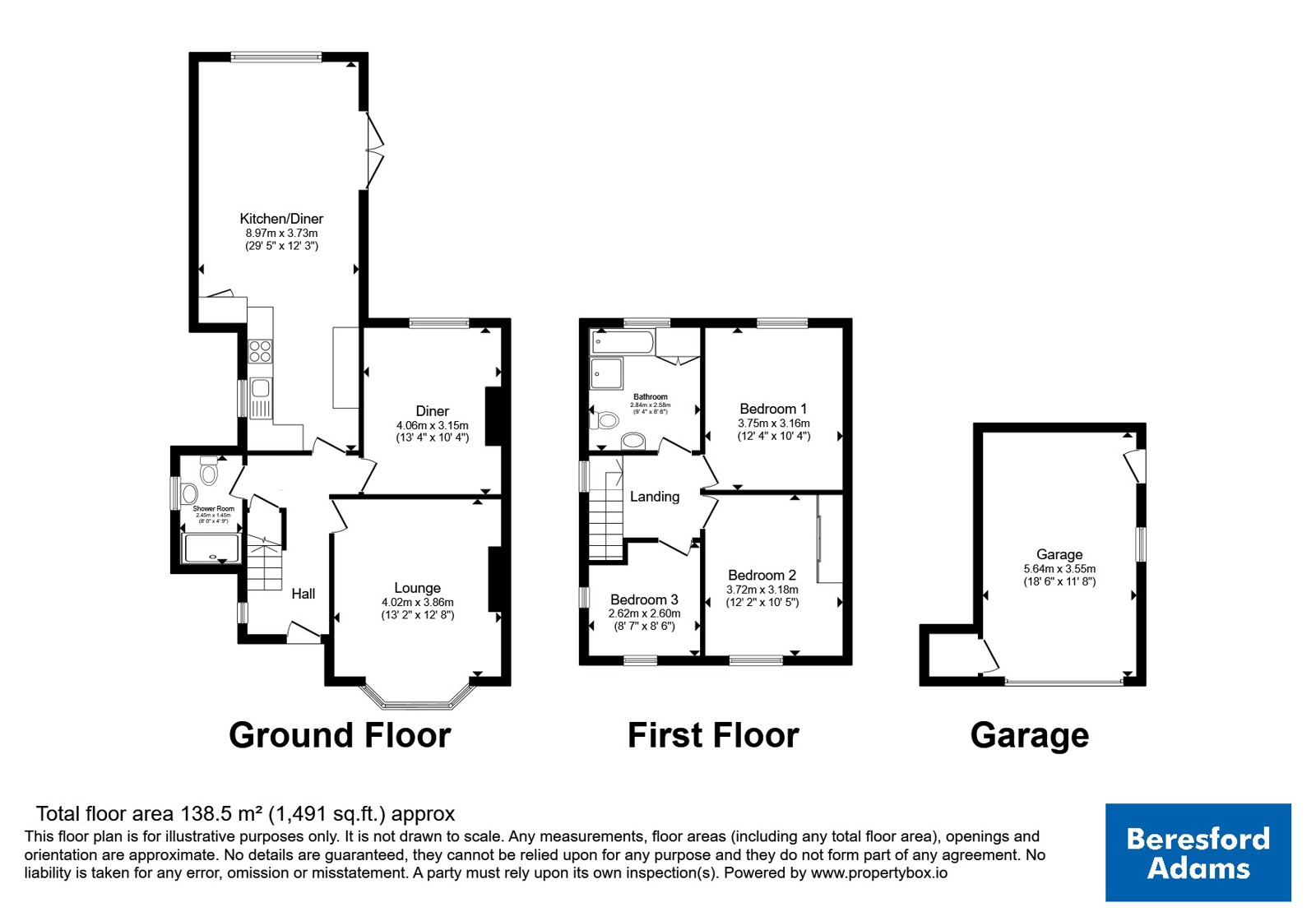 Lavan View,, Park Crescent, Gwynedd floorplan