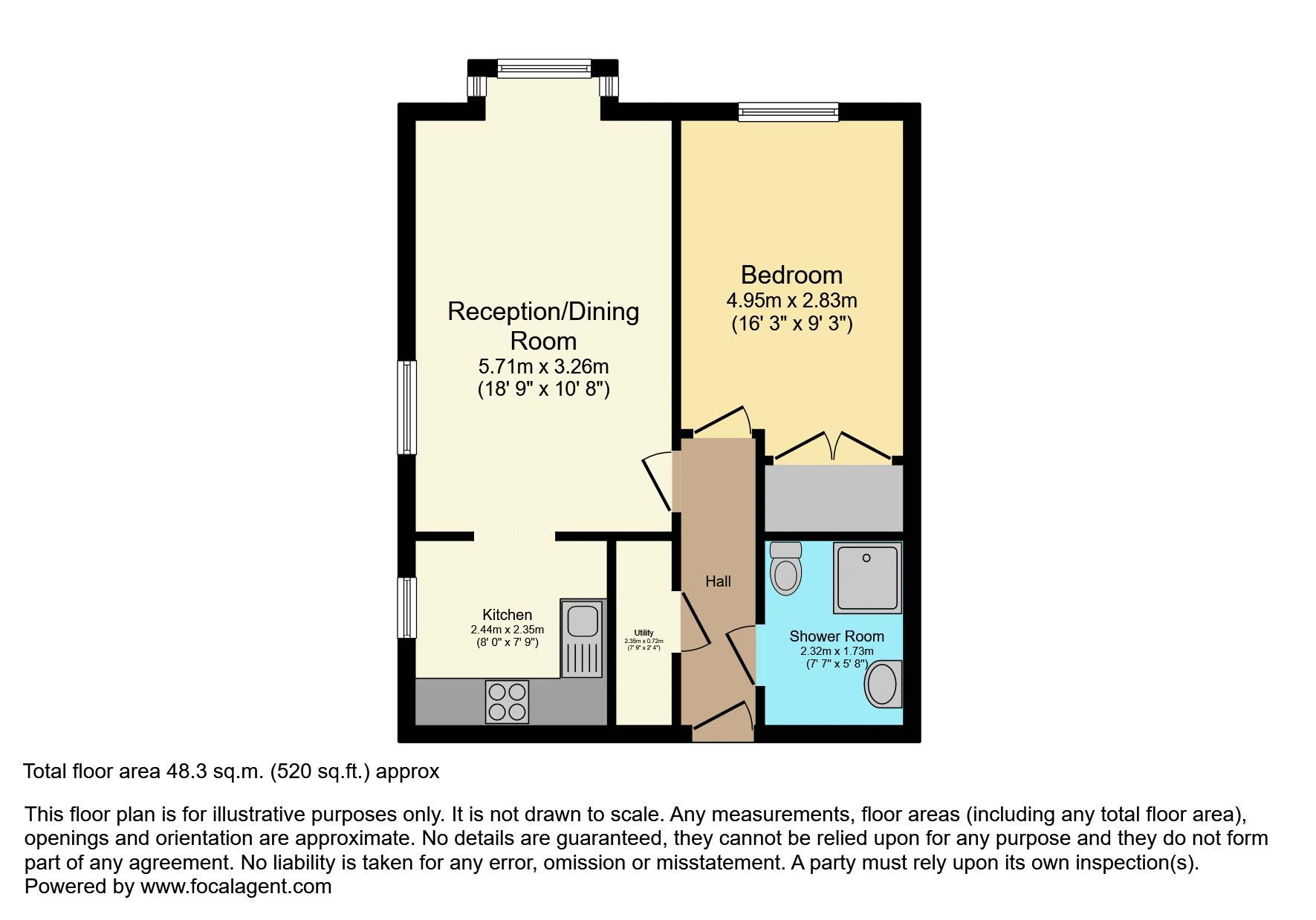 32, Manor Court Lodge, South Woodford floorplan